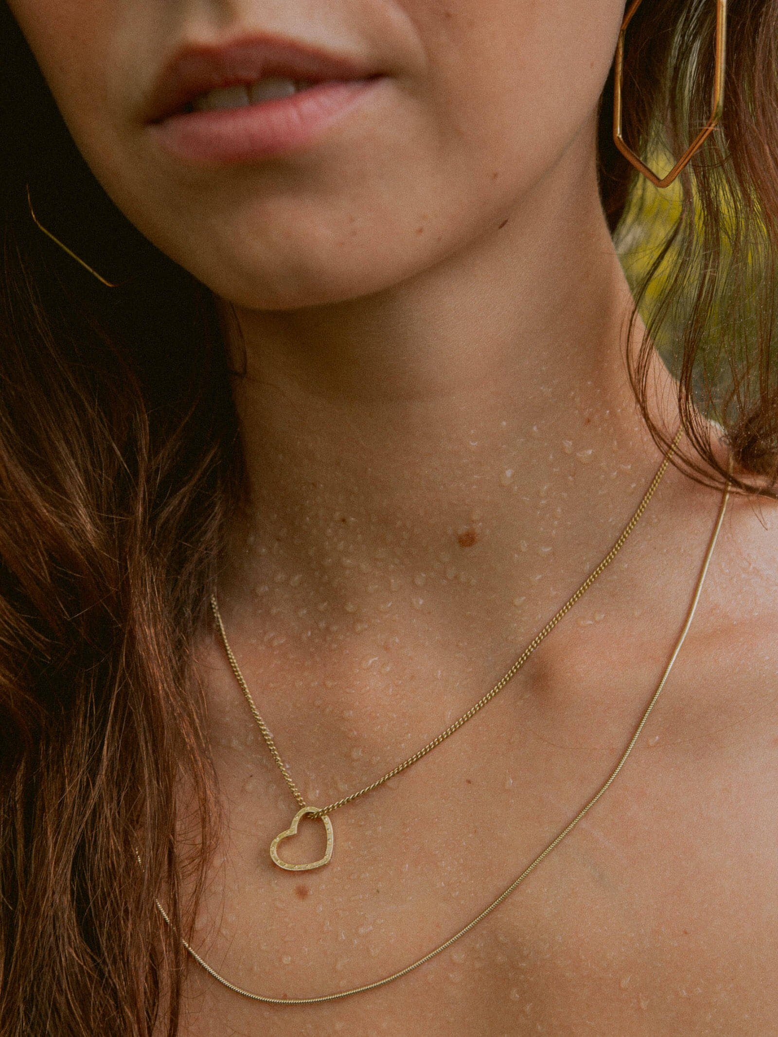 modabilé Kette mit Anhänger Halskette mit Herzanhänger, Damen Herzkette Ste günstig online kaufen