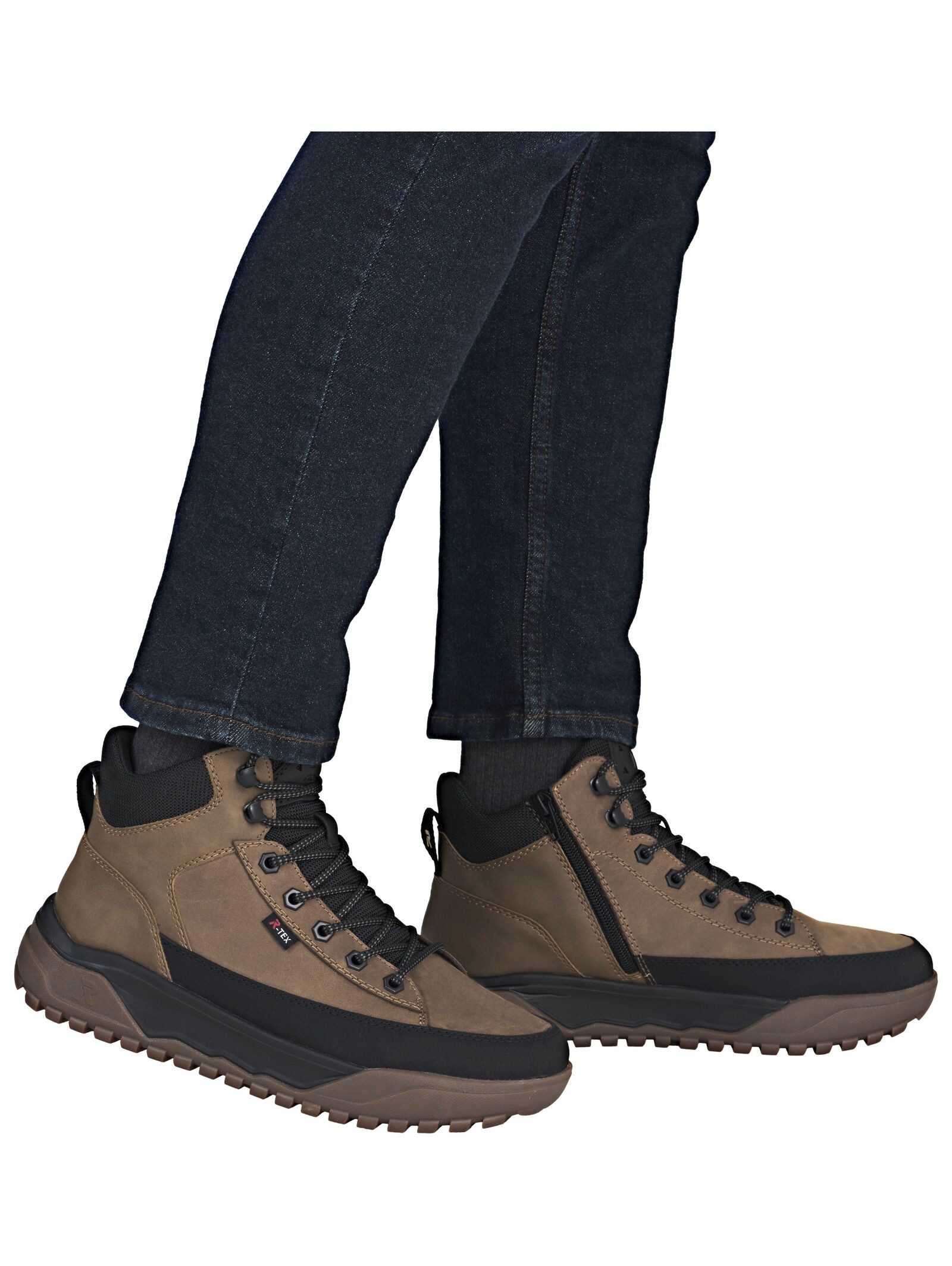 Rieker Rieker Stiefelette Lederimitat Schnürstiefelette