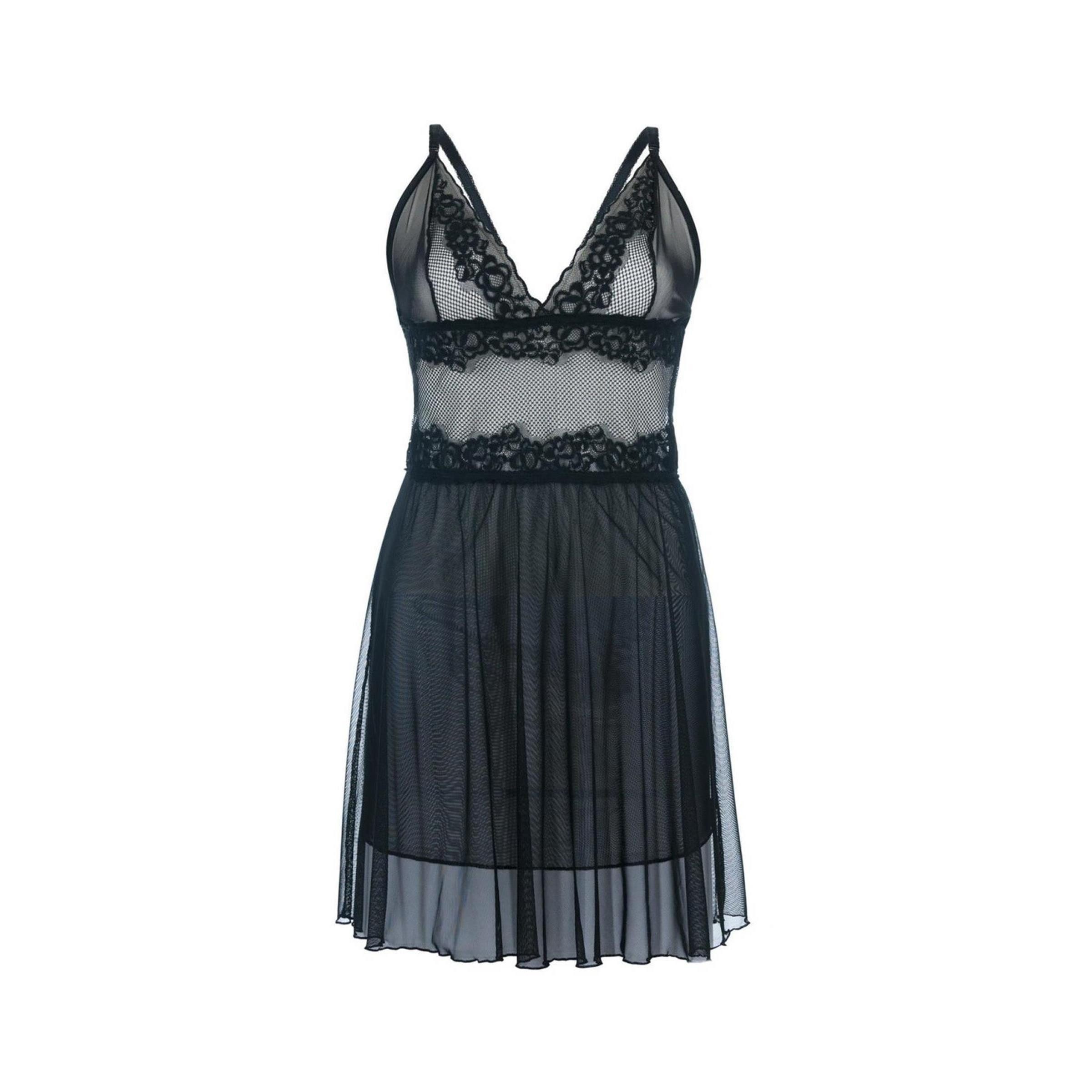 Andalea Negligé Andalea Schwarzes Chemise SB/1010 Sexy Base Kollek günstig online kaufen