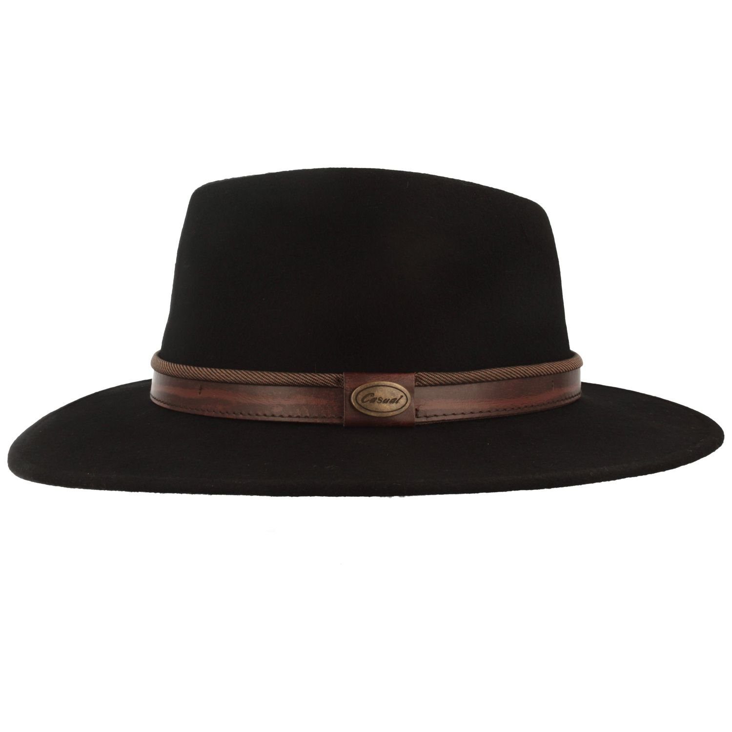 Breiter Filzhut rollbar aus Wollfilz günstig online kaufen