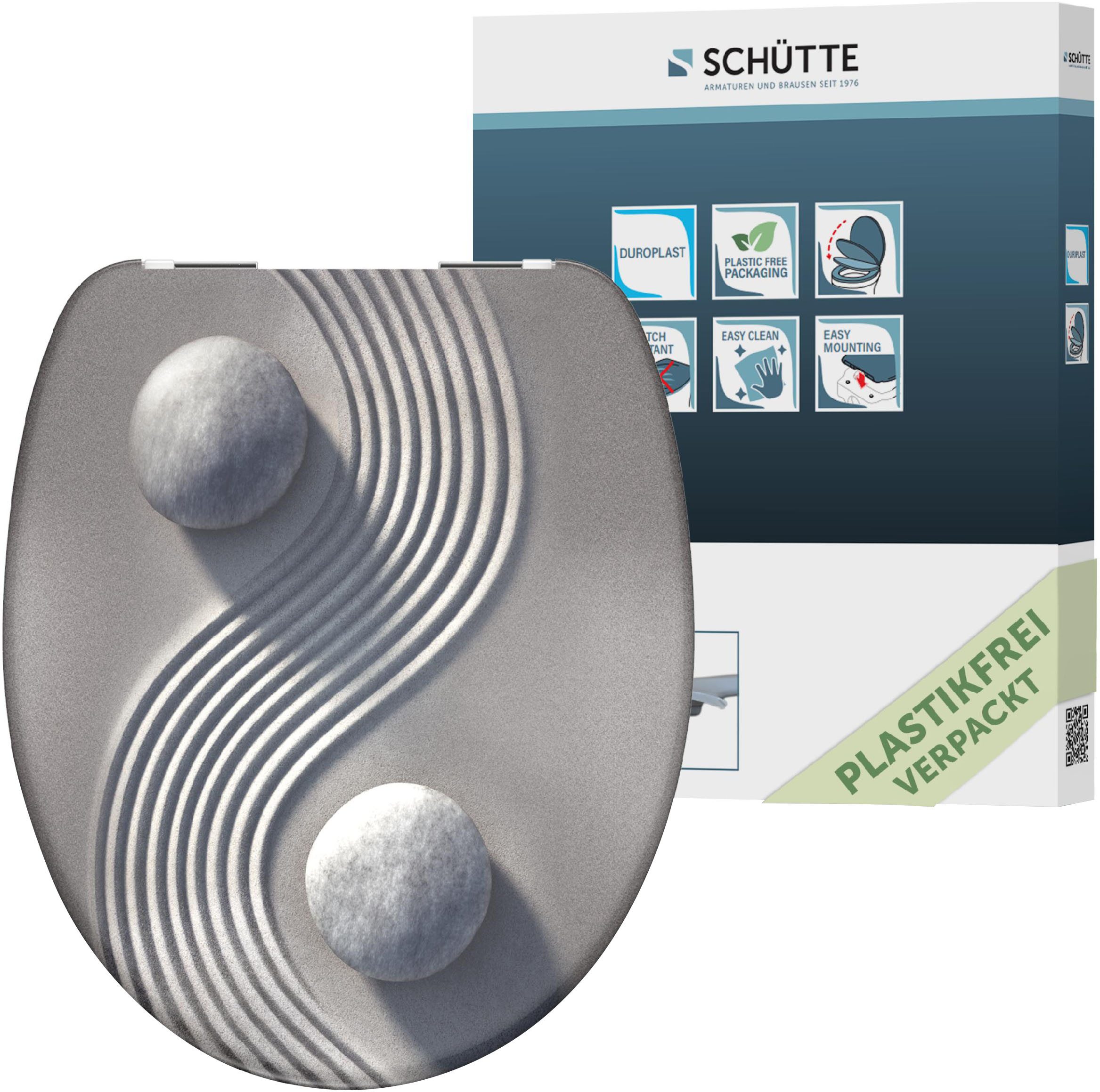 Schütte WC-Sitz Yin & Yang, Duroplast, mit Absenkautomatik