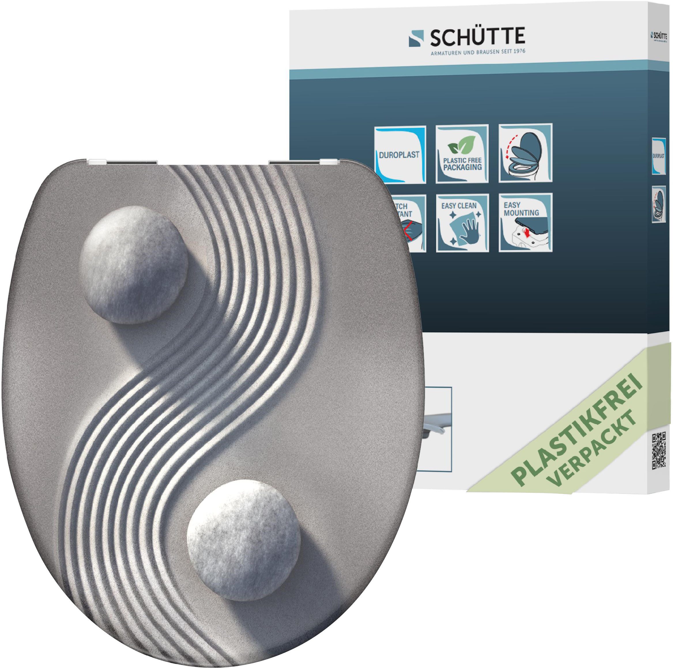 Schütte WC-Sitz Yin & Yang, Duroplast, mit Absenkautomatik günstig online kaufen