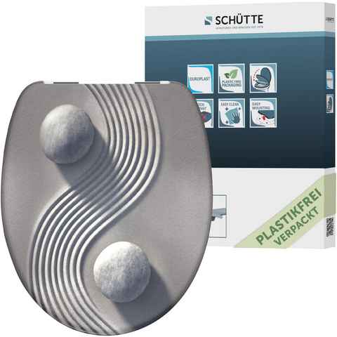 Schütte WC-Sitz Yin & Yang, Duroplast, mit Absenkautomatik