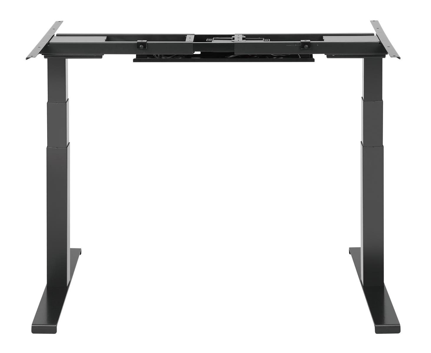 Tischplatte Xantron Schreibtisch schwarz Bürotisch höhenverstellbar