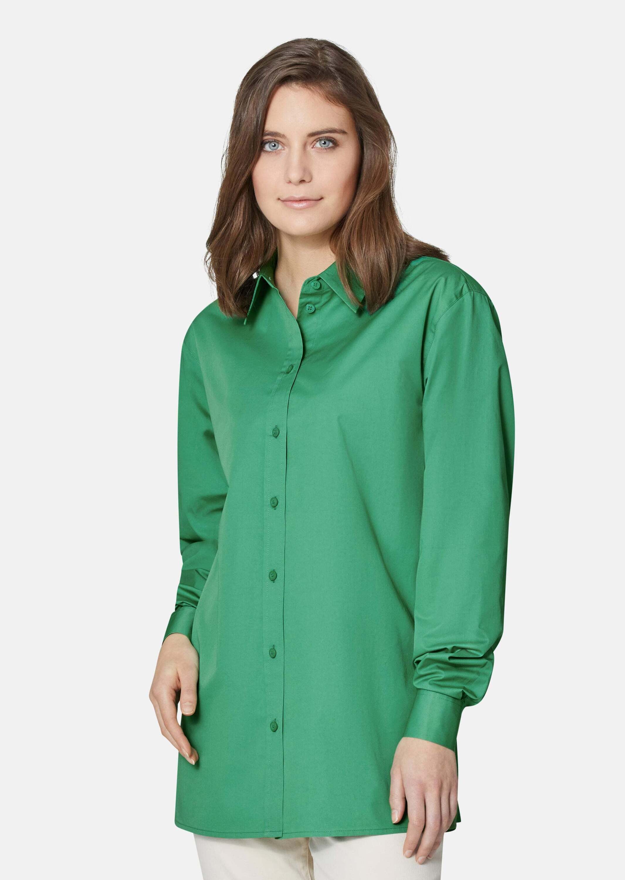 Hemdbluse Hemdbluse in lässiger Oversized-Form