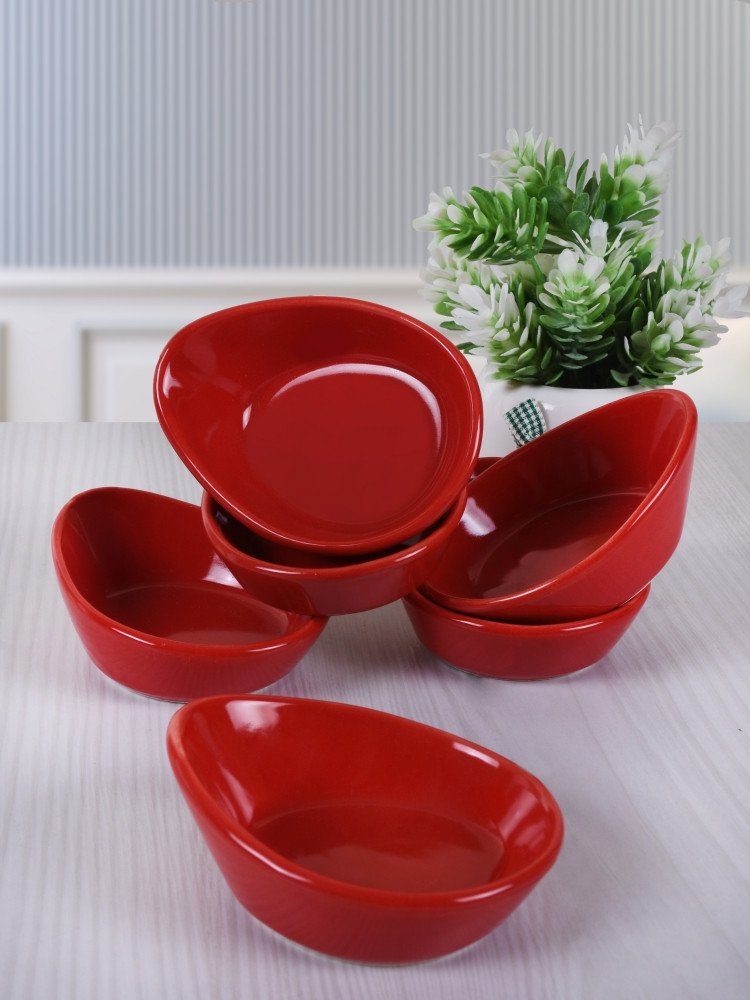 KRM1113, rot, Keramik Teller-Set Concept Essteller, Hermia 100%