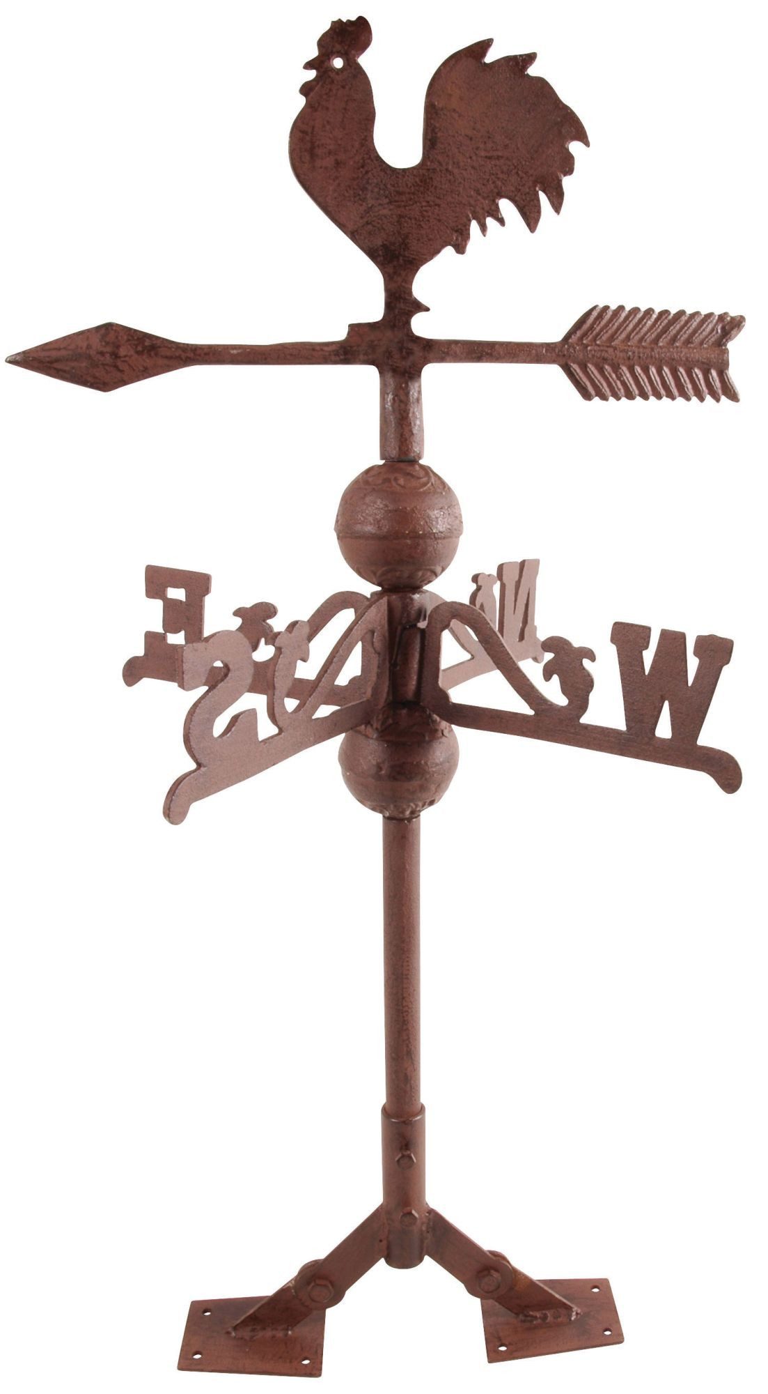 esschert design Wetterfahne, (Set, 1 St), verstellbarer Befestigungsfuß