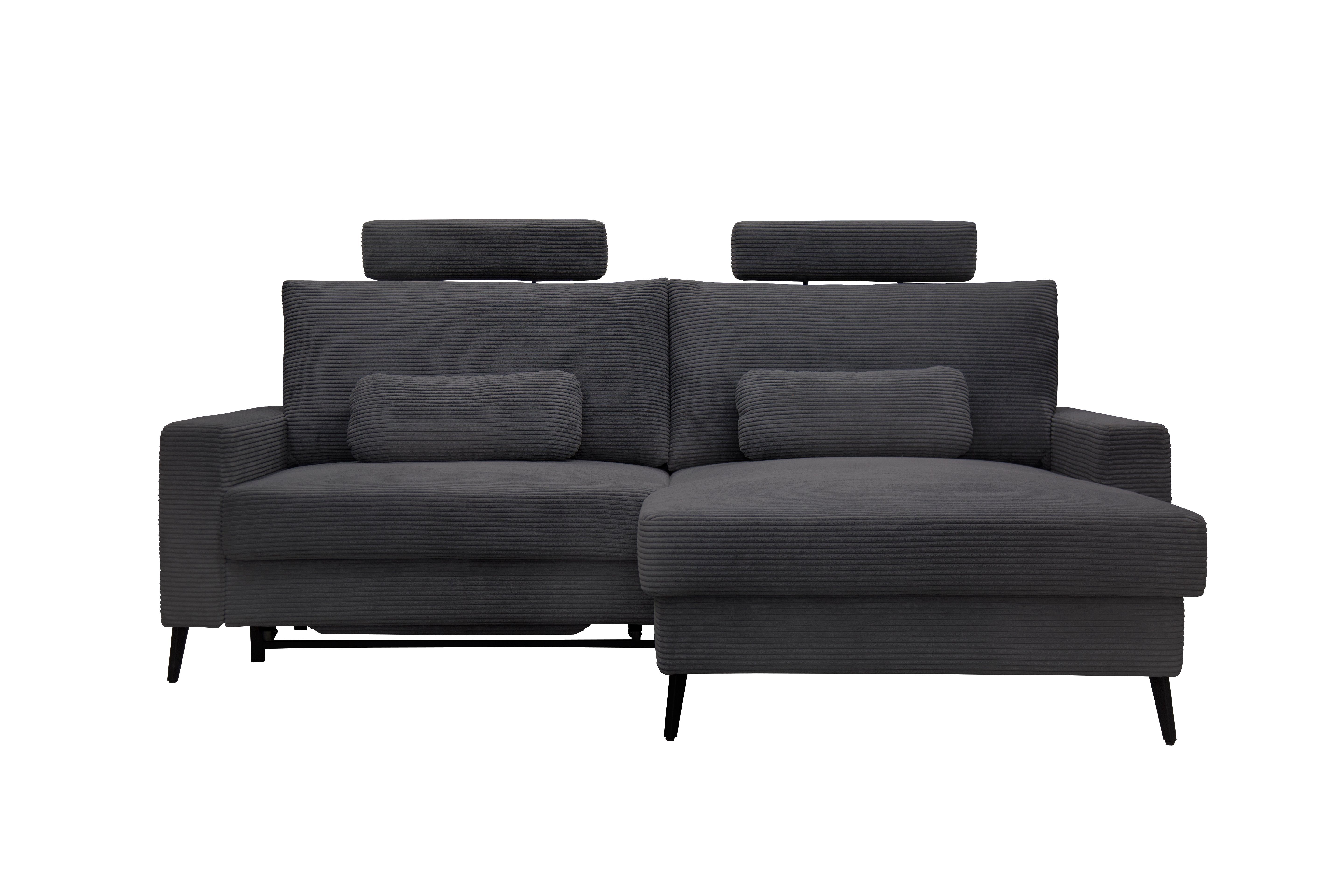 Konstanta Möbelhaus Ecksofa Tivat UD mit Schlaffunktion und Bettkasten, 223x166 cm, mit Bettfunktion und Bettkasten
