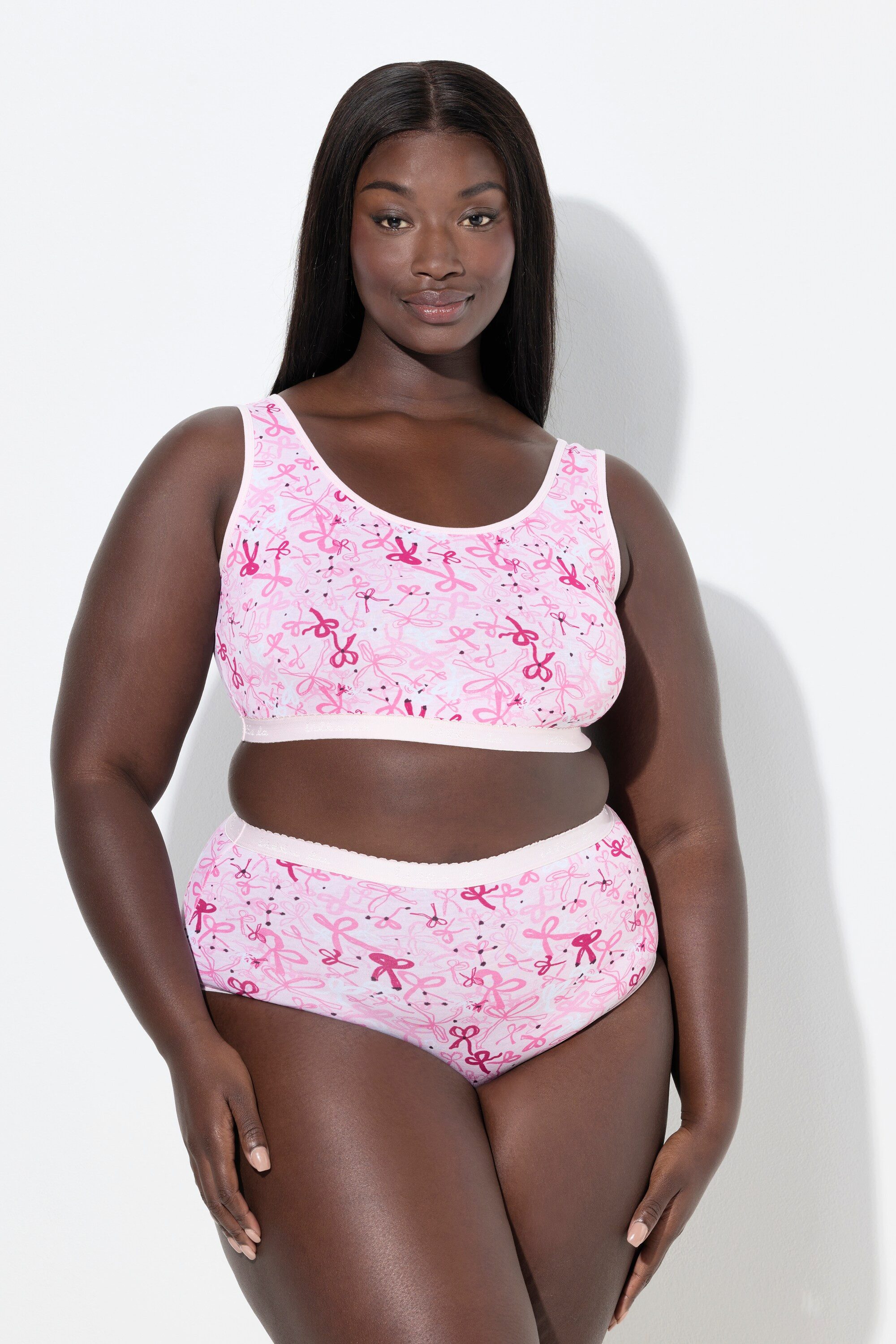 Ulla Popken Bustier Bustier Schlupfform ohne Bügel OEKO-TEX