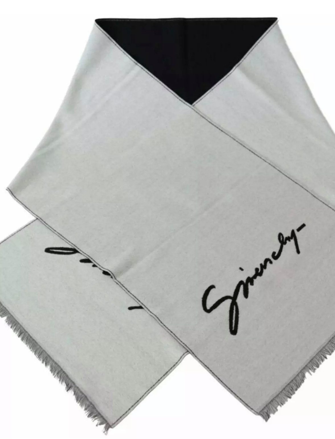 GIVENCHY Strickschal Schal Unisex Signature Tuch, Beidseitig tragbar mit verschiedene Farboptionen