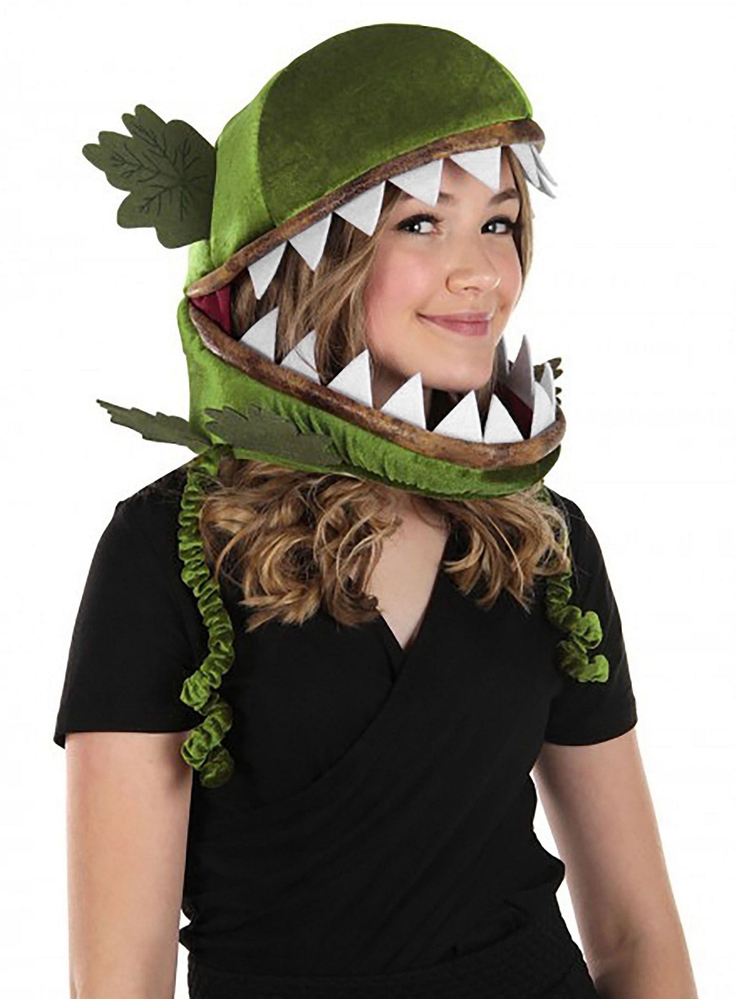 Elope Kostüm Fleischfressende Monsterpflanze Kopfbedeckung, Willkommen im Little Shop of Horrors: macht Dich zur fiesen Pflanze au