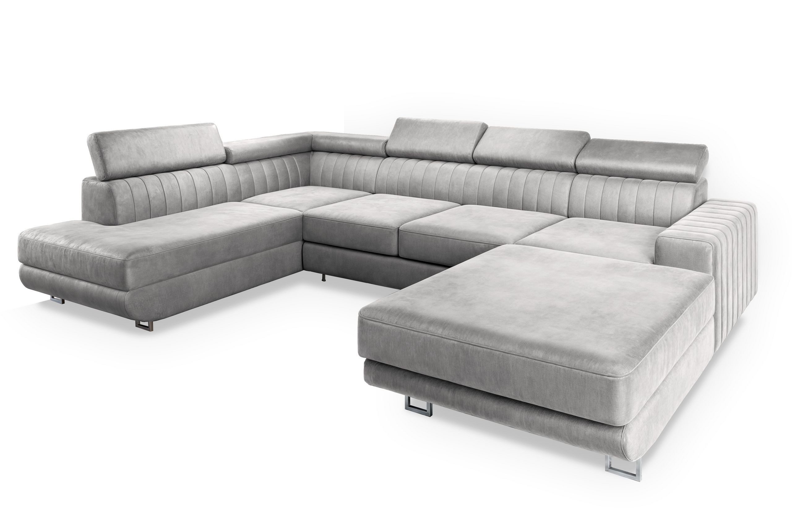 Masseno Ecksofa SIENA mit Schlaffunktion U-Form, Sofa mit Bettkasten günstig online kaufen