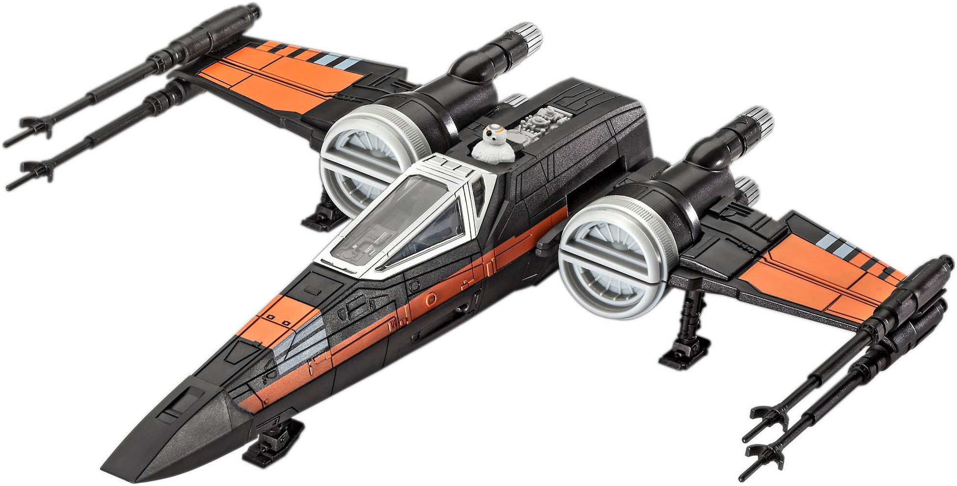 Revell® Modellbausatz Build&Play, Star Wars Poe's X-Wing Fighter, mit Sound