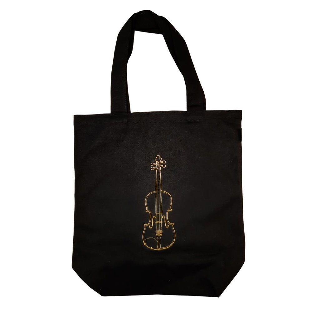 Tragetasche Shopper mit verschiedenen Musikmotiven