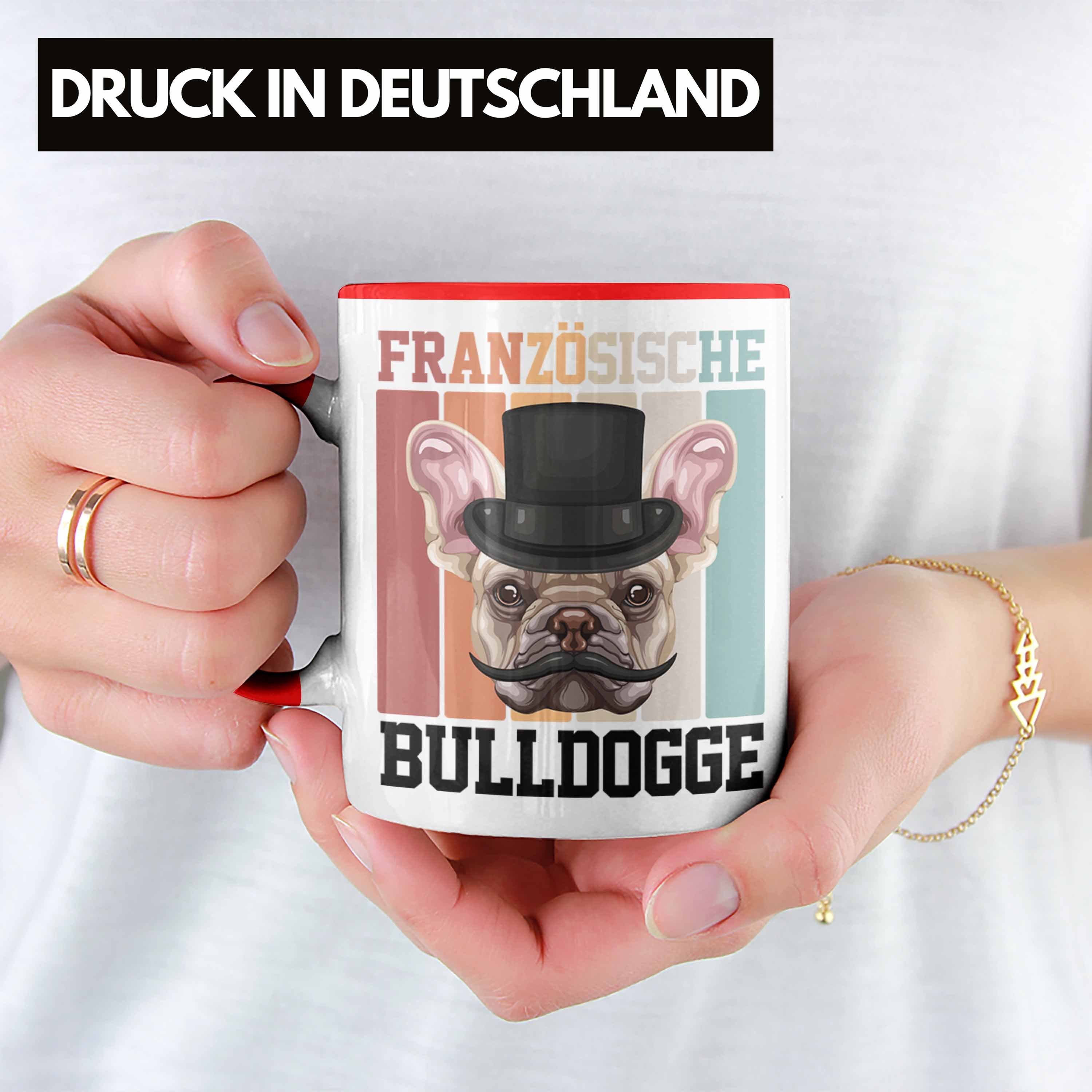 Spruch Bulldogge Trendation Rot Französische Tasse Besitzer Geschenk Lustiger Geschen Tasse