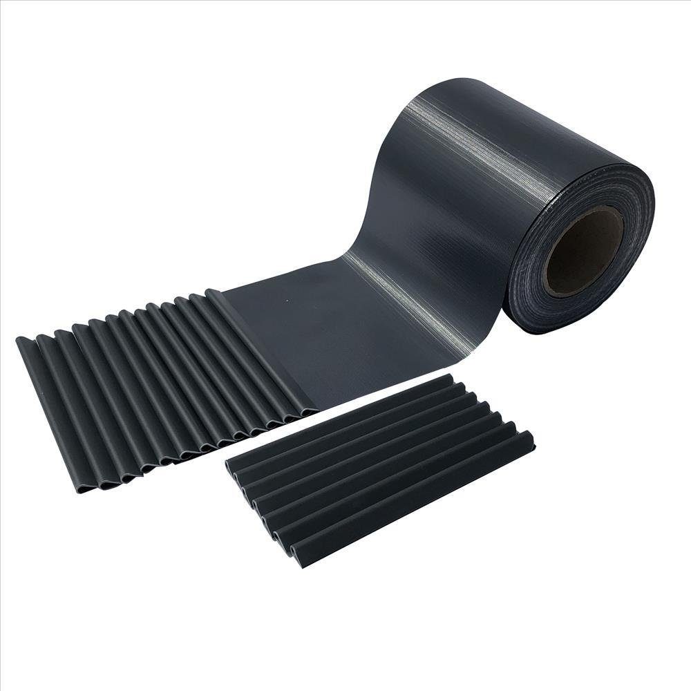 interGo Sichtschutzstreifen PVC Sichtschutzstreifen 35m & 70M Windschutzstreifen Doppelstabmatten, (Sichtschutzstreifen-Set) – Bild 4 von 5