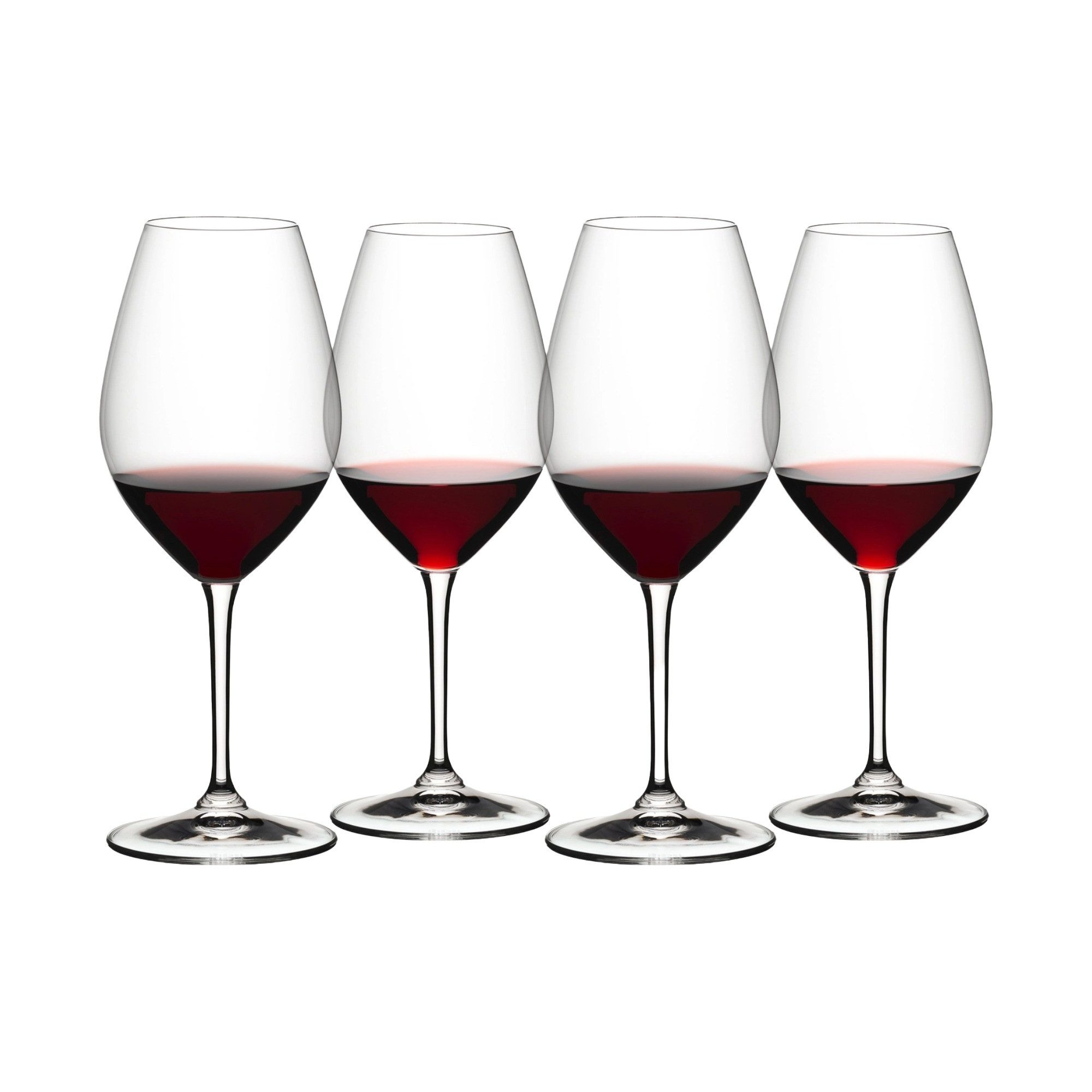 RIEDEL THE WINE GLASS COMPANY Rotweinglas RIEDEL WINE FRIENDLY RED WINE 4 PACK, Kristallglas