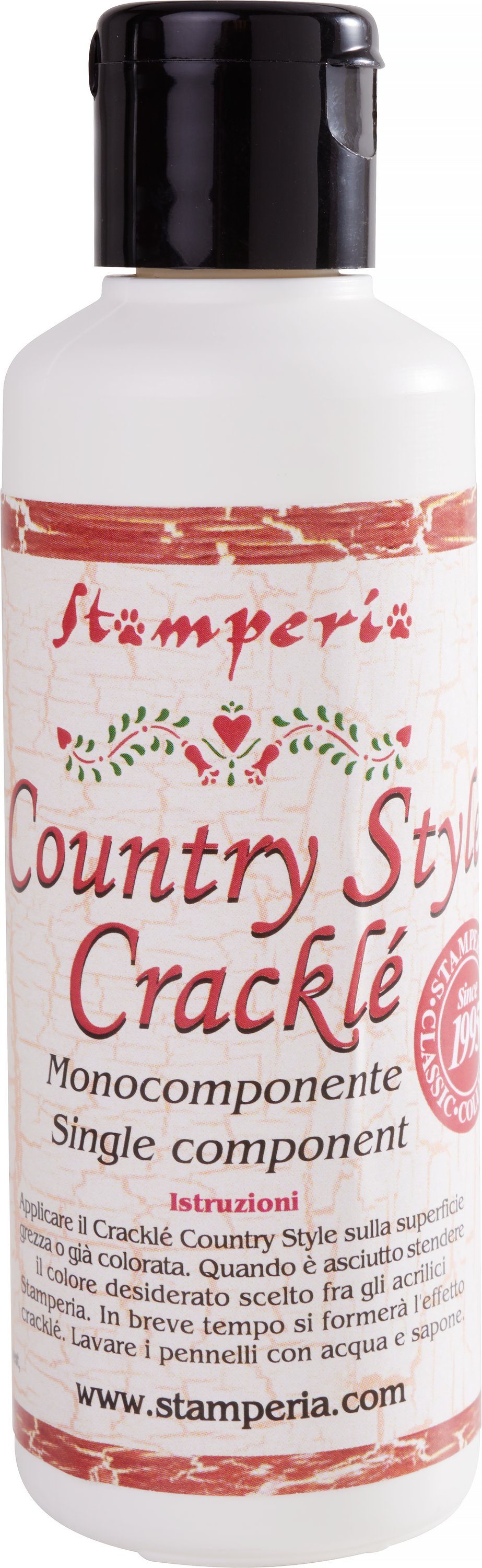 Country, ml Lack Stamperia Crackle 80