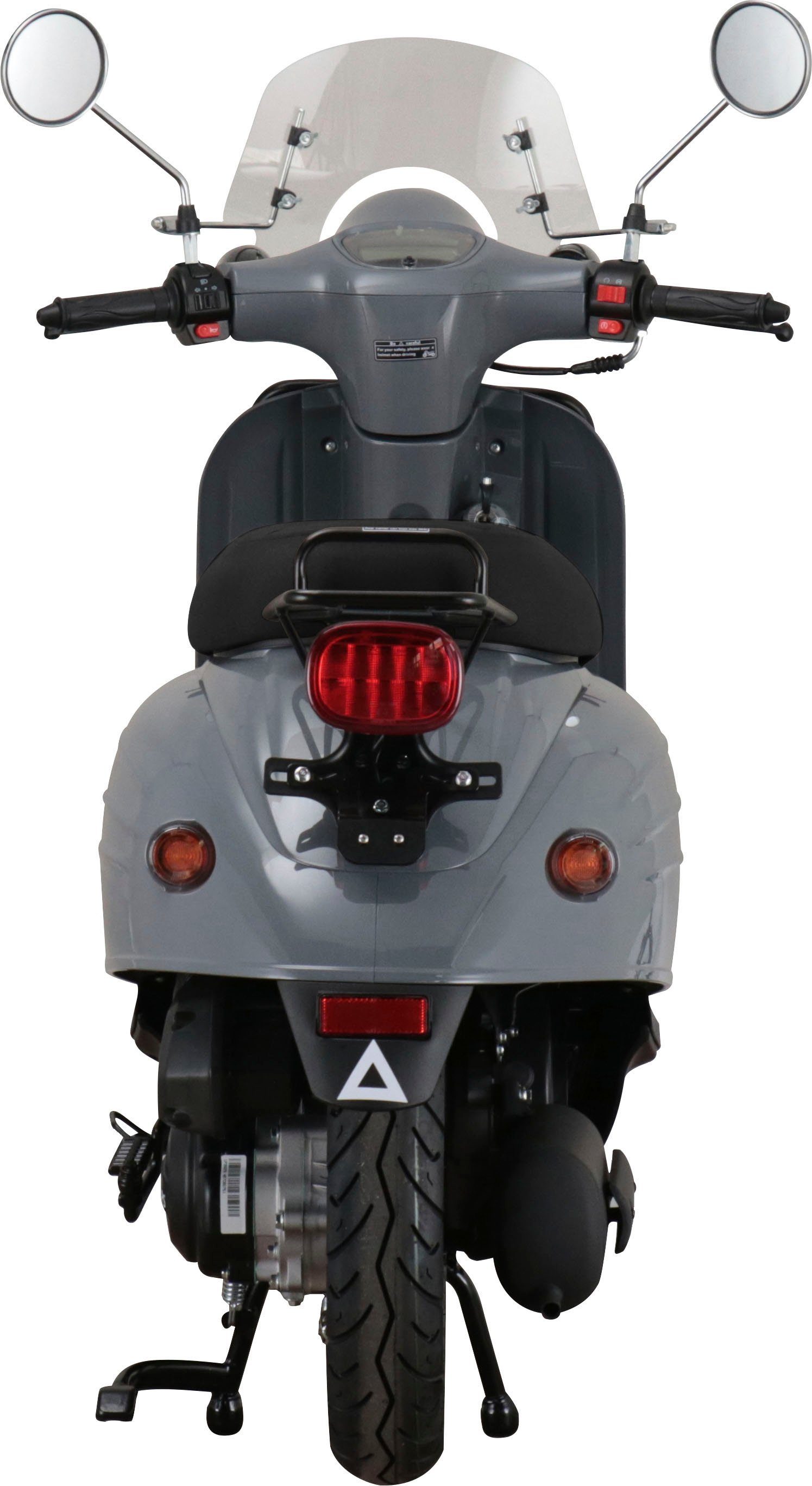 inkl. Alpha 50 5, Motorroller Windschild Motors Euro km/h, 45 Adria, ccm,