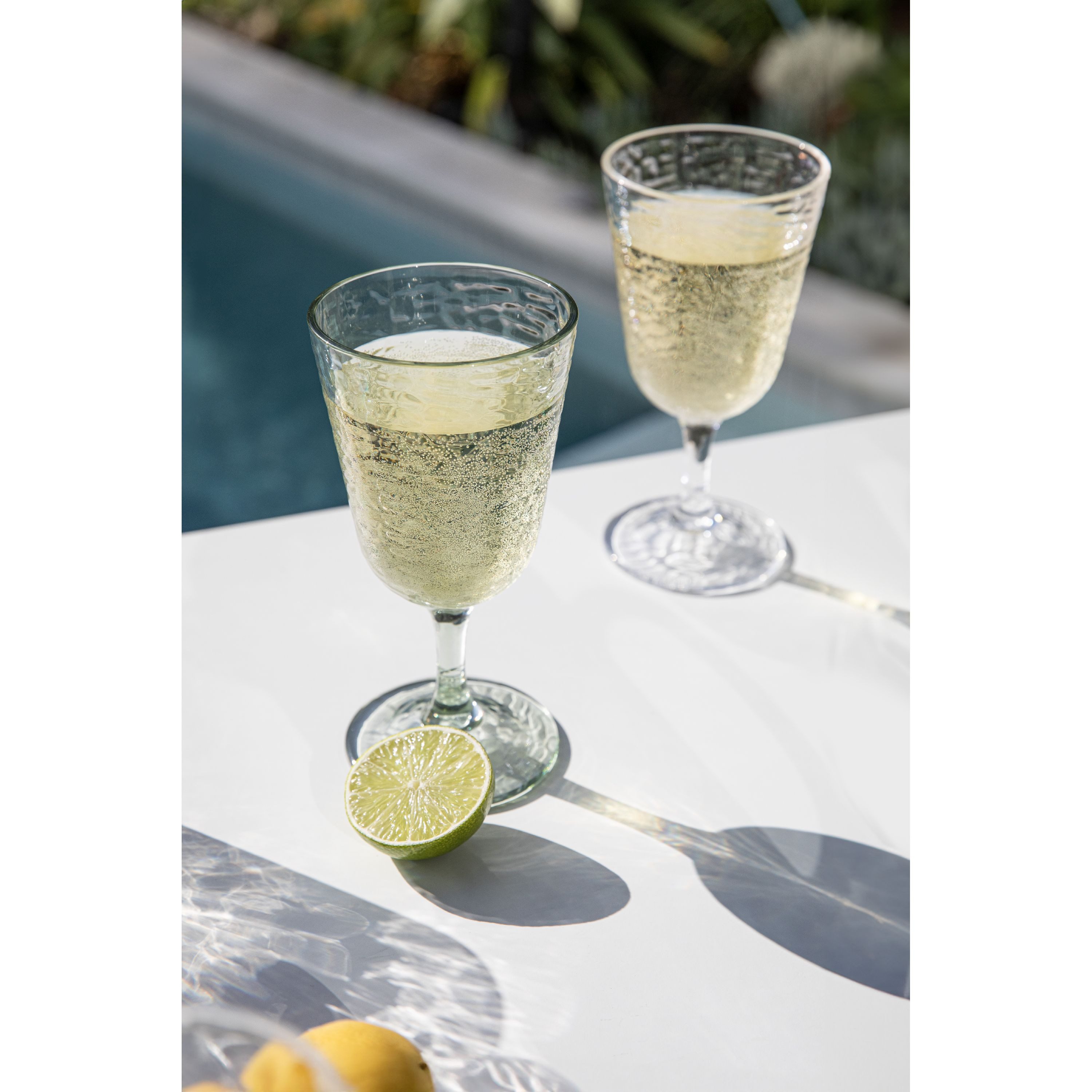 Ladelle Weinglas, Acryl, Wirkt wie Glas, Outdoor, Strapazierfähig, Modern, Acryl, 370ml