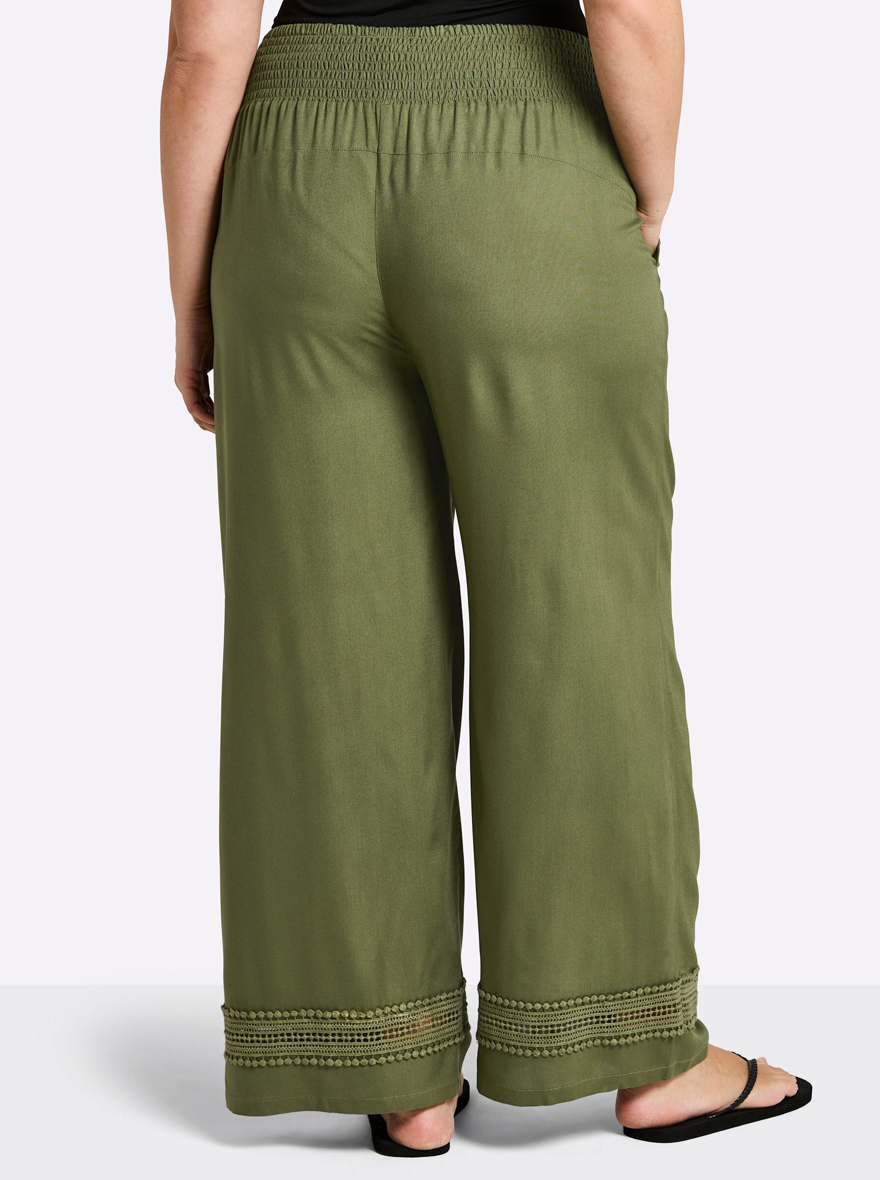 Sheego Strandkleid Web-Hose normal