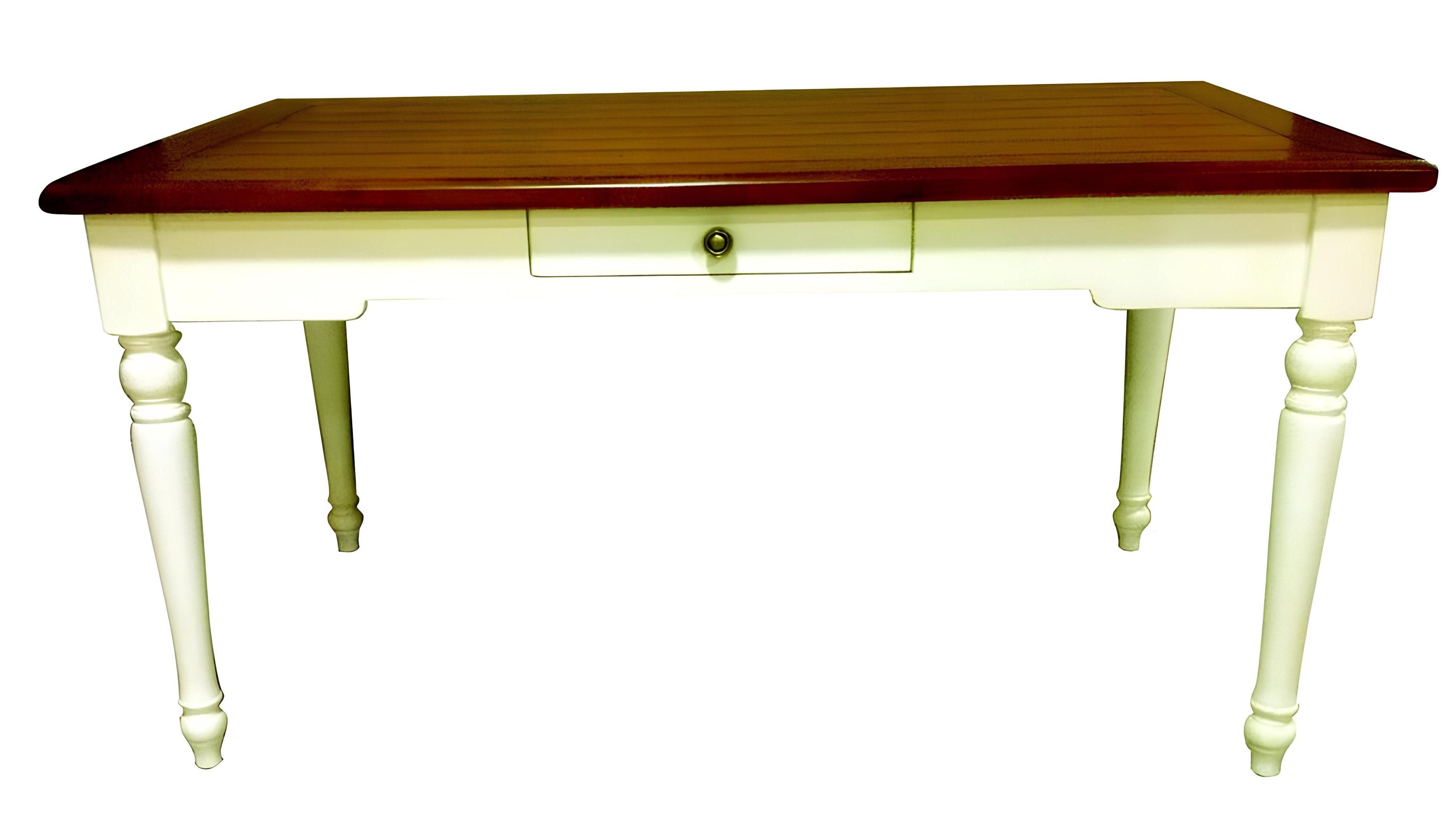 Xlmoebel Esstisch Klassischer Esstisch aus echtem Holz im amerikanischen Design (1-St., Esstisch), Hergestellt in Europa