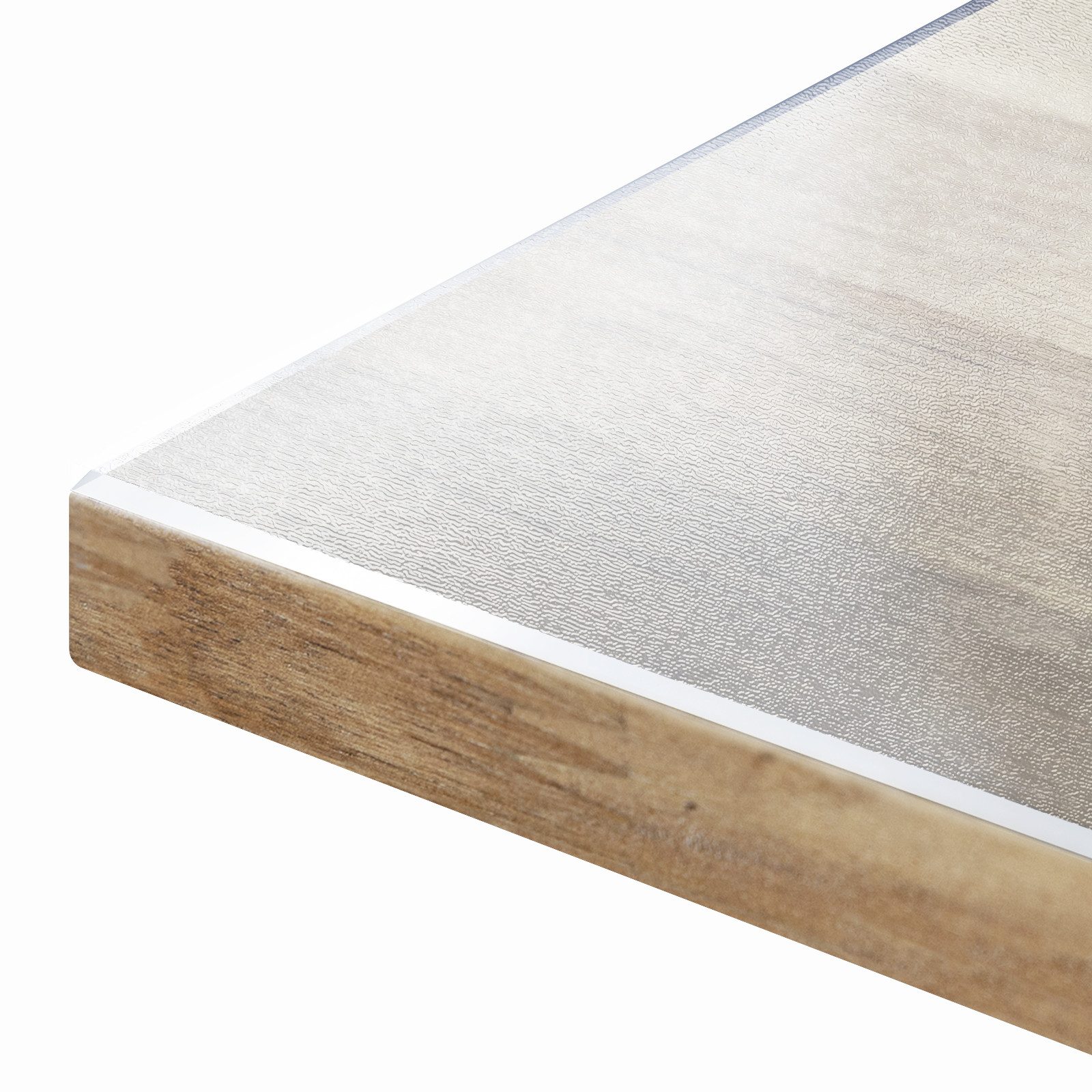 Karat Tischdecke Mattierte transparente Tischfolie mit abgeschrägter Kante günstig online kaufen