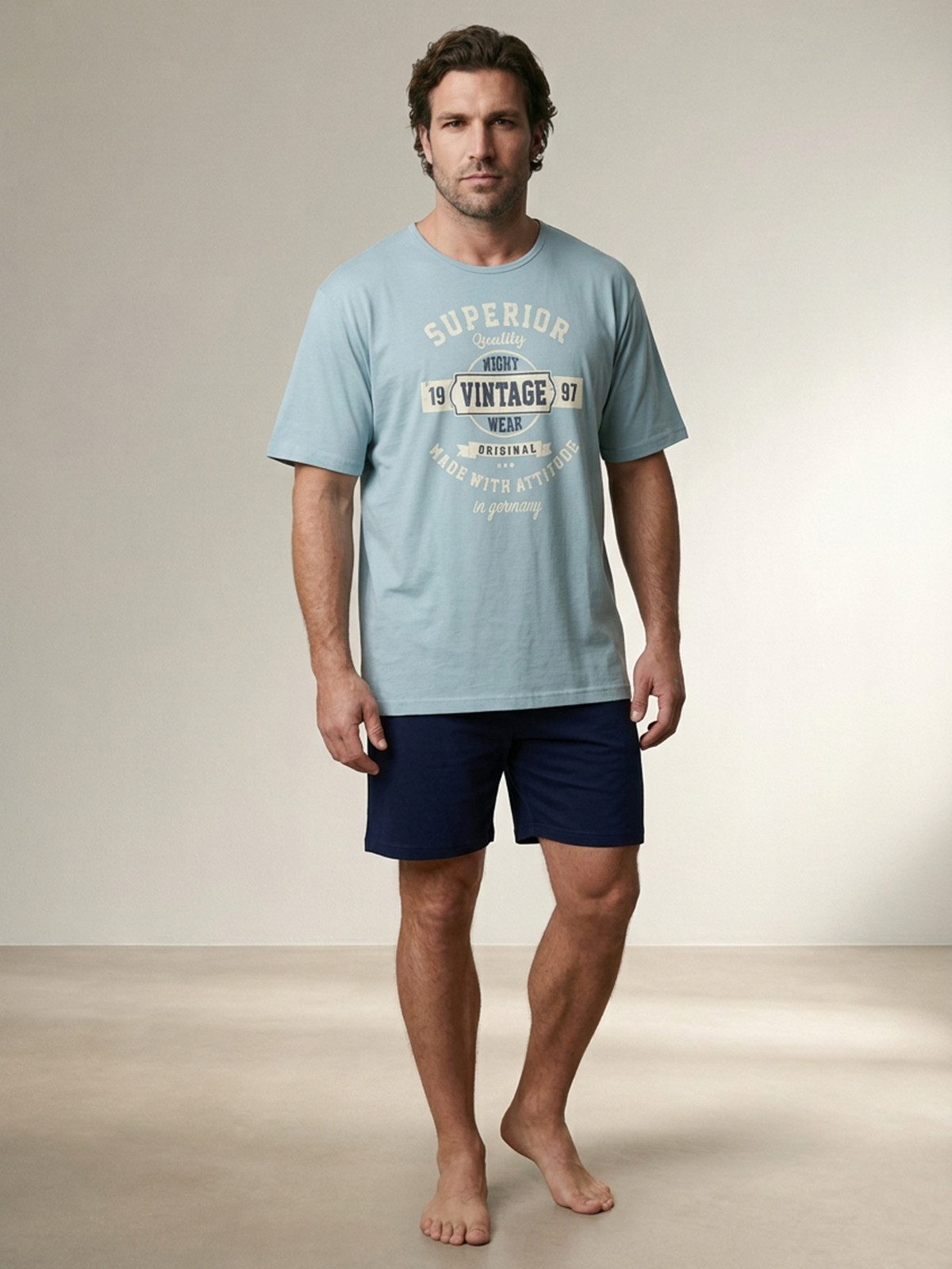 Henry Terre Shorty Paul Vintage Pyjama Paul Vintage (NC)
