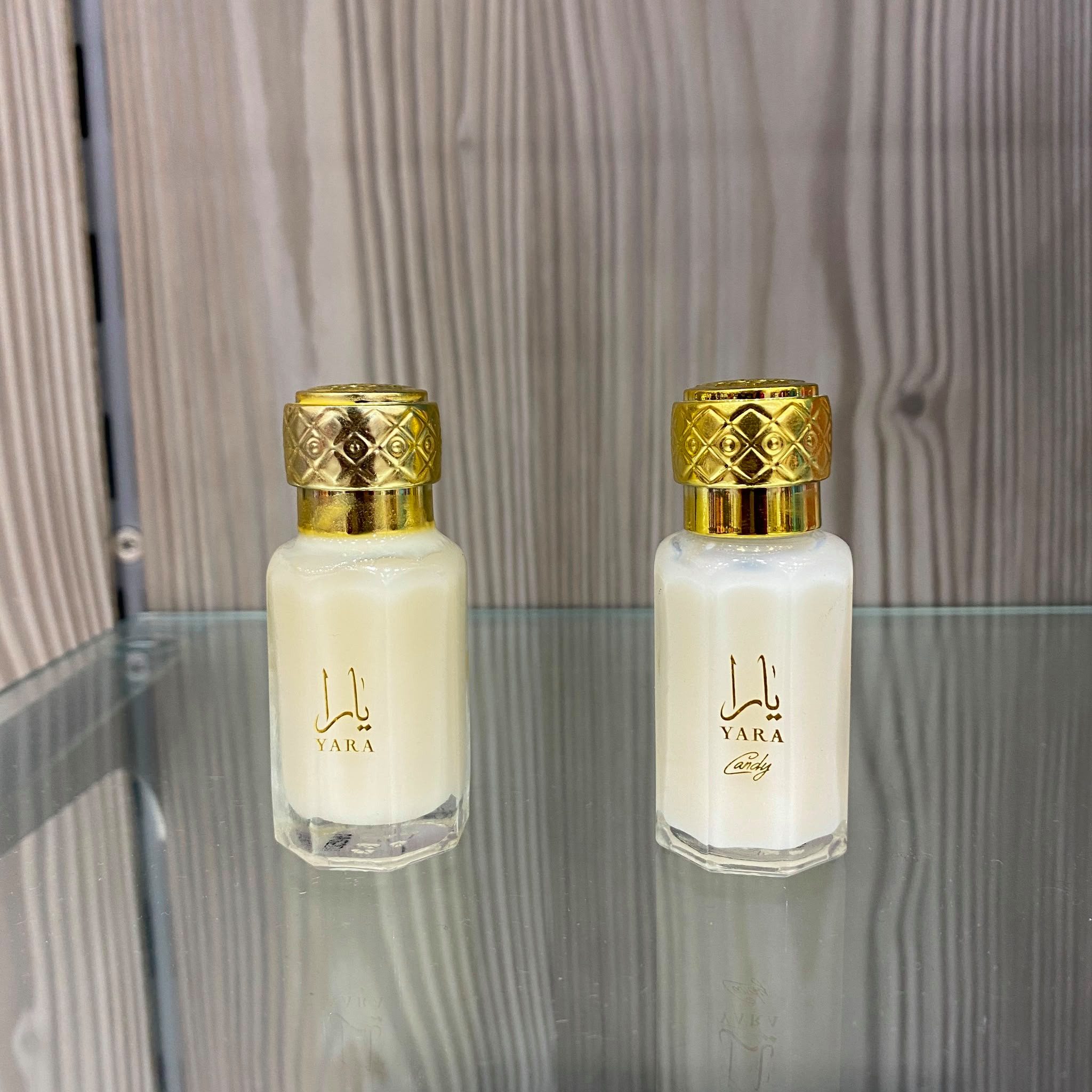 Dubai Flower Öl-Parfüm Yara & Yara Candy Musc Tahara - Luxuriöses Parfümgel-Duo für Damen, 2-tlg.