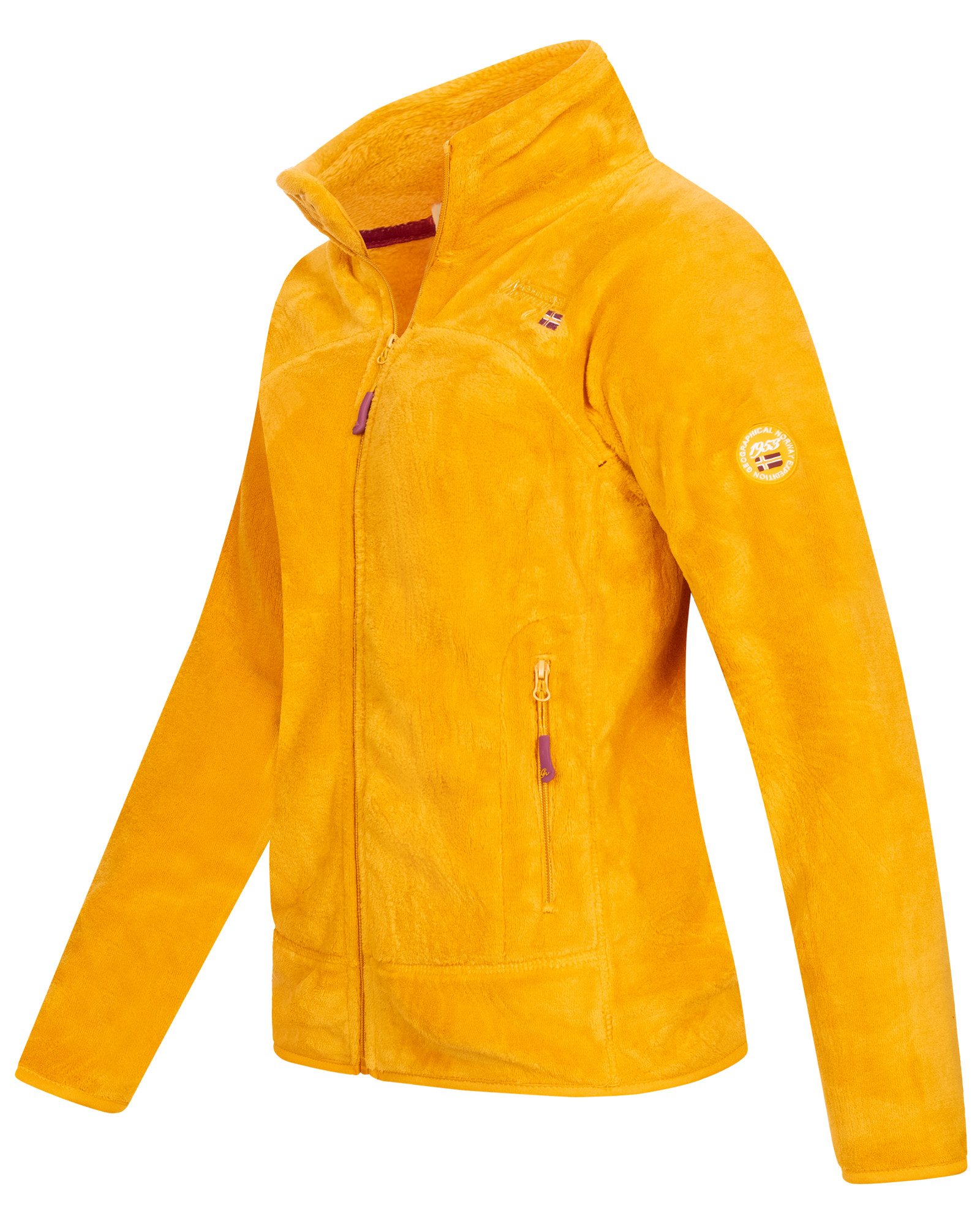 Geographical Norway Fleecejacke Damen Teddy Fleece Jacke Herbst Frühlings J günstig online kaufen