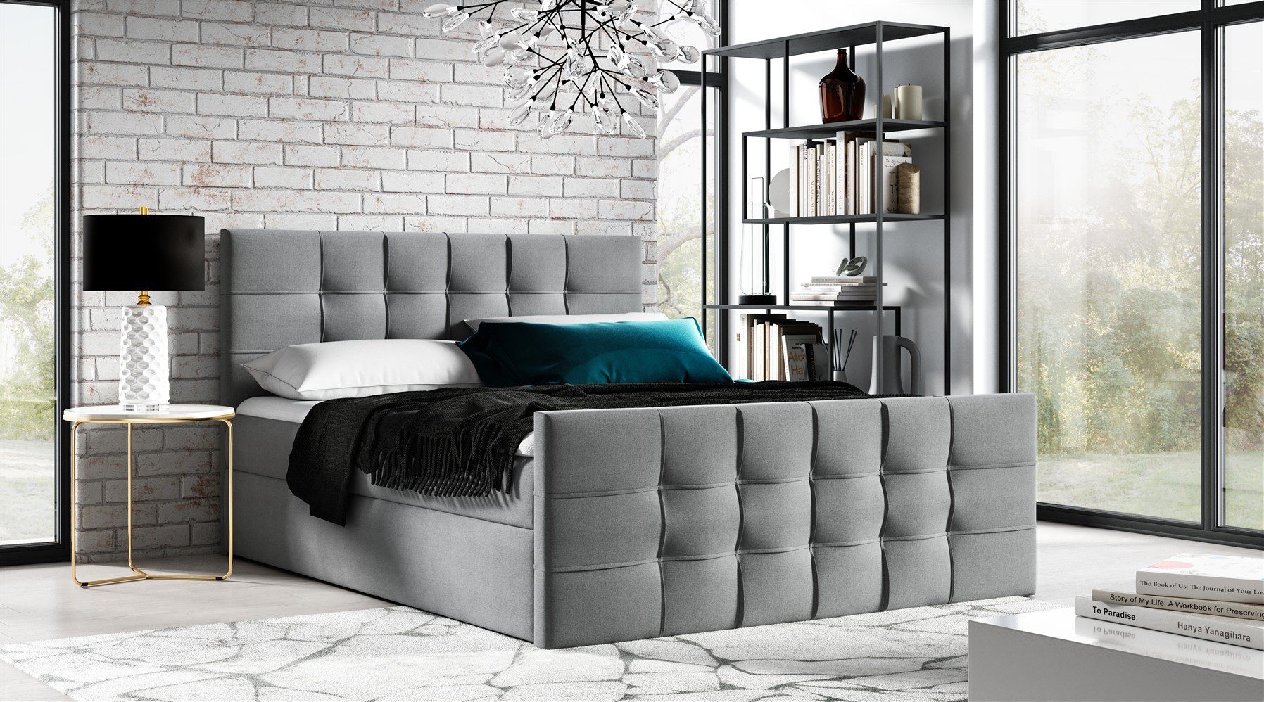 Fun Möbel Boxbett Schlafzimmerbett CARMEN LUX günstig online kaufen