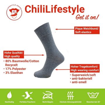 Chili Lifestyle Strümpfe Socken Diabetiker, 12 Paar, Weichund, Damen, Herren, Supersoft