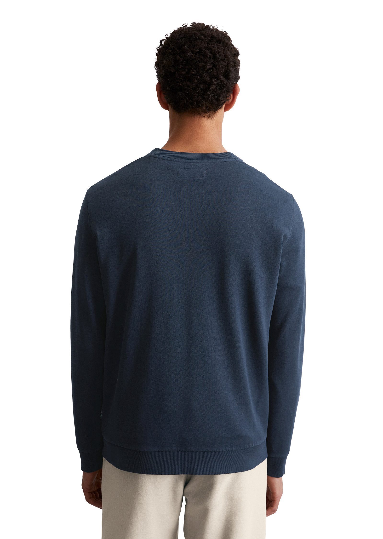 Marc O'Polo Sweatshirt Basic, mit Rippbündchen, günstig online kaufen