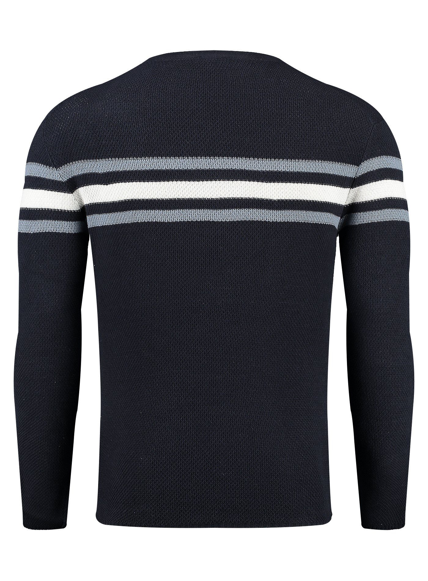 Key Largo Rundhalspullover MST BOOKING round neck (1-tlg)