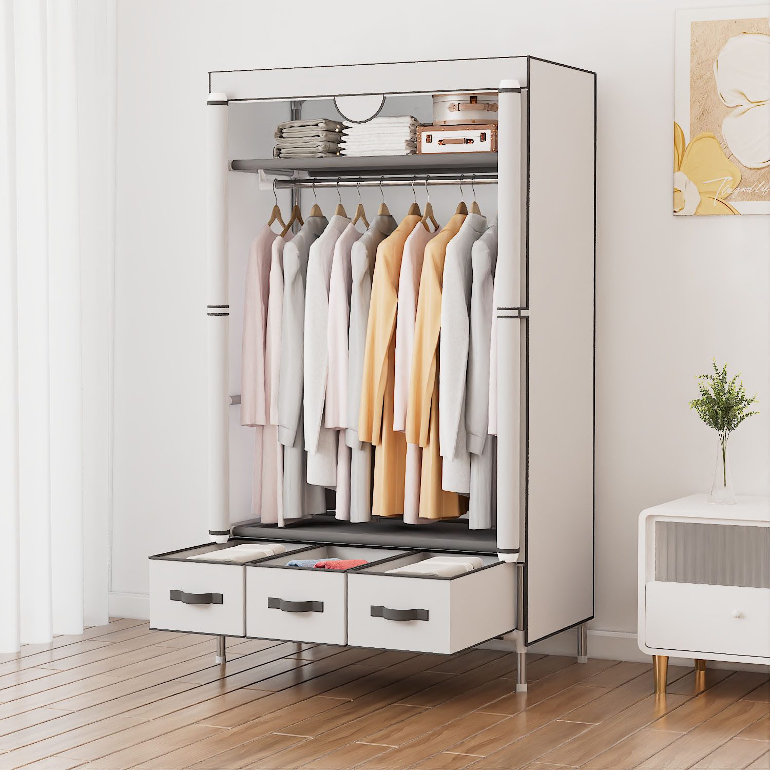 INOSIGN Kleiderschrank Stockholm Stoffkleiderschrank Bestseller in günstig online kaufen