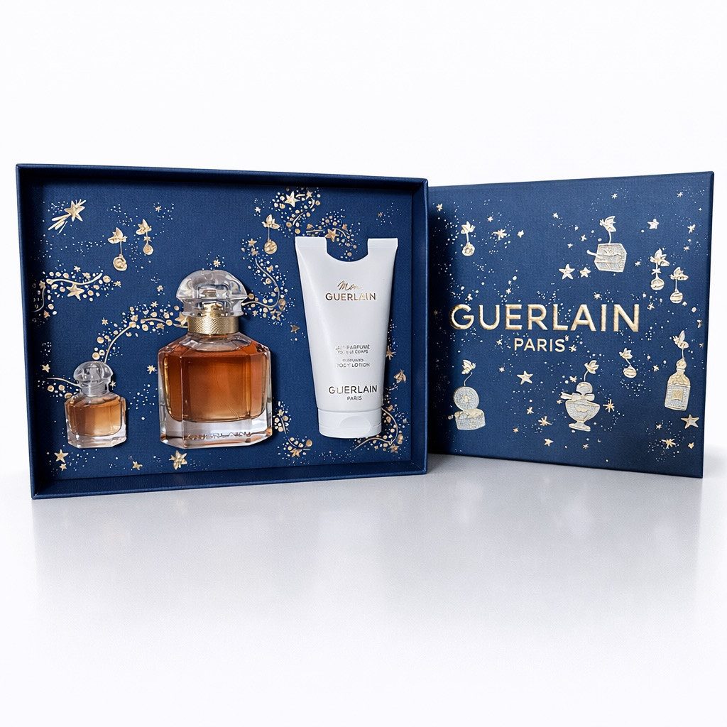 GUERLAIN Eau de Parfum Mon Guerlain EDP 50ml & Bodylotion 75 ml & Eau de Parfum 5 ml