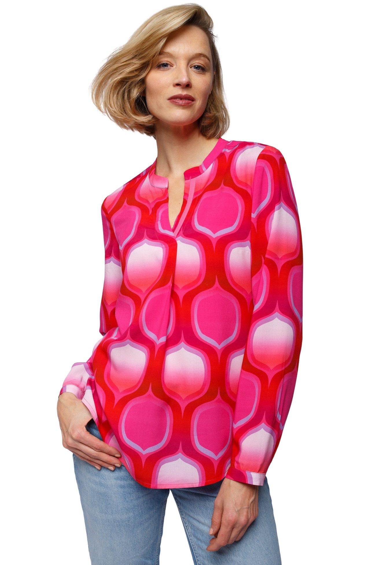 Emily Van Den Bergh Schlupfbluse Damenbluse 8335