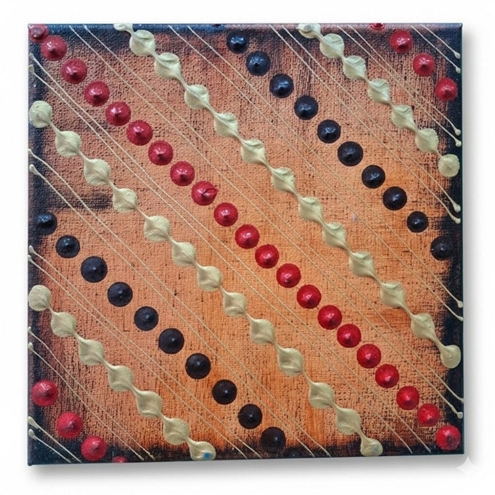 JVmoebel Gemälde Kunstwerk Form und Farbe meisterhaft in Öl vereint Sofort, Made in Europa