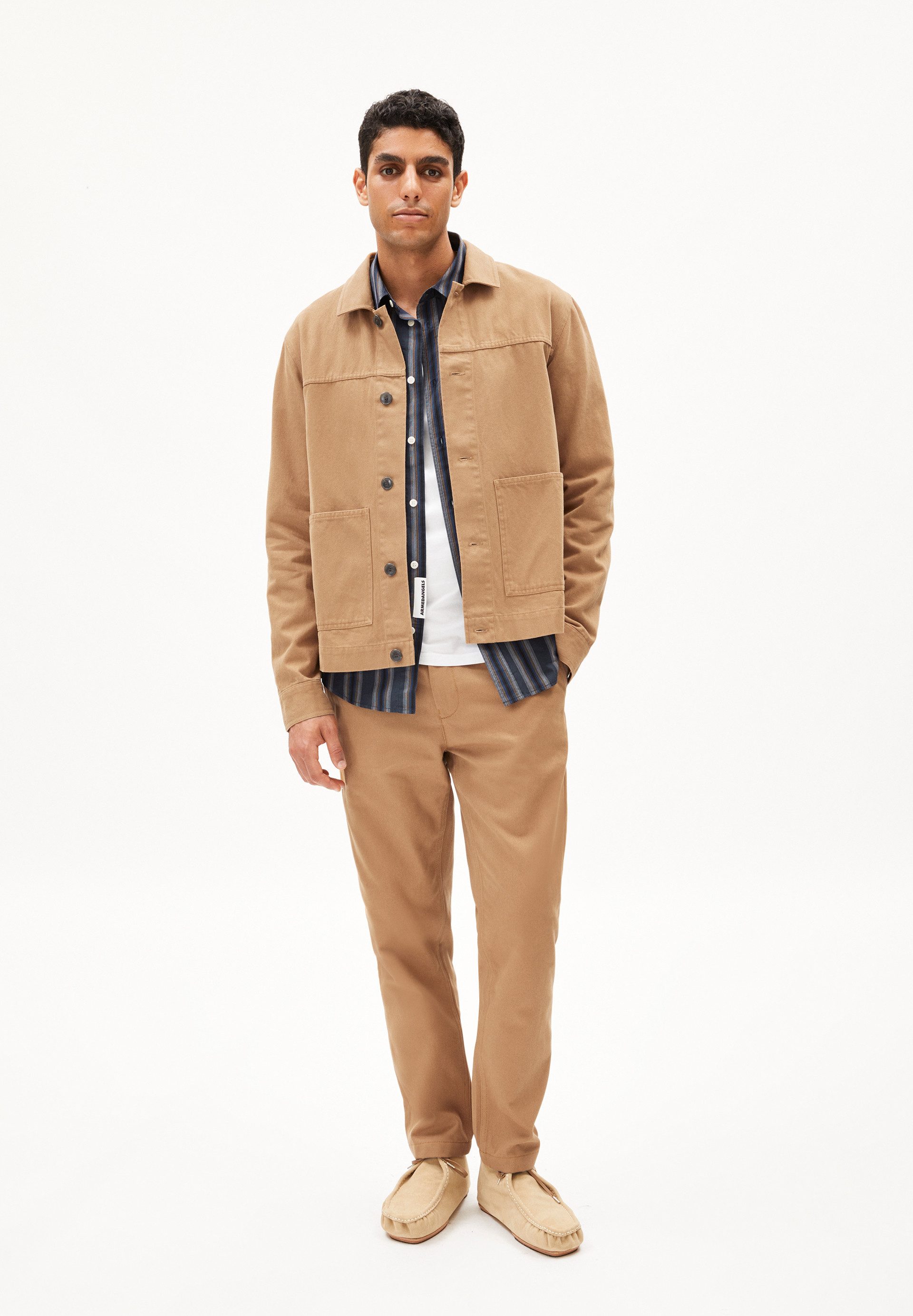 Armedangels Blouson STAAVRO Overshirt aus Bio-Baumwolle Relaxed Fit