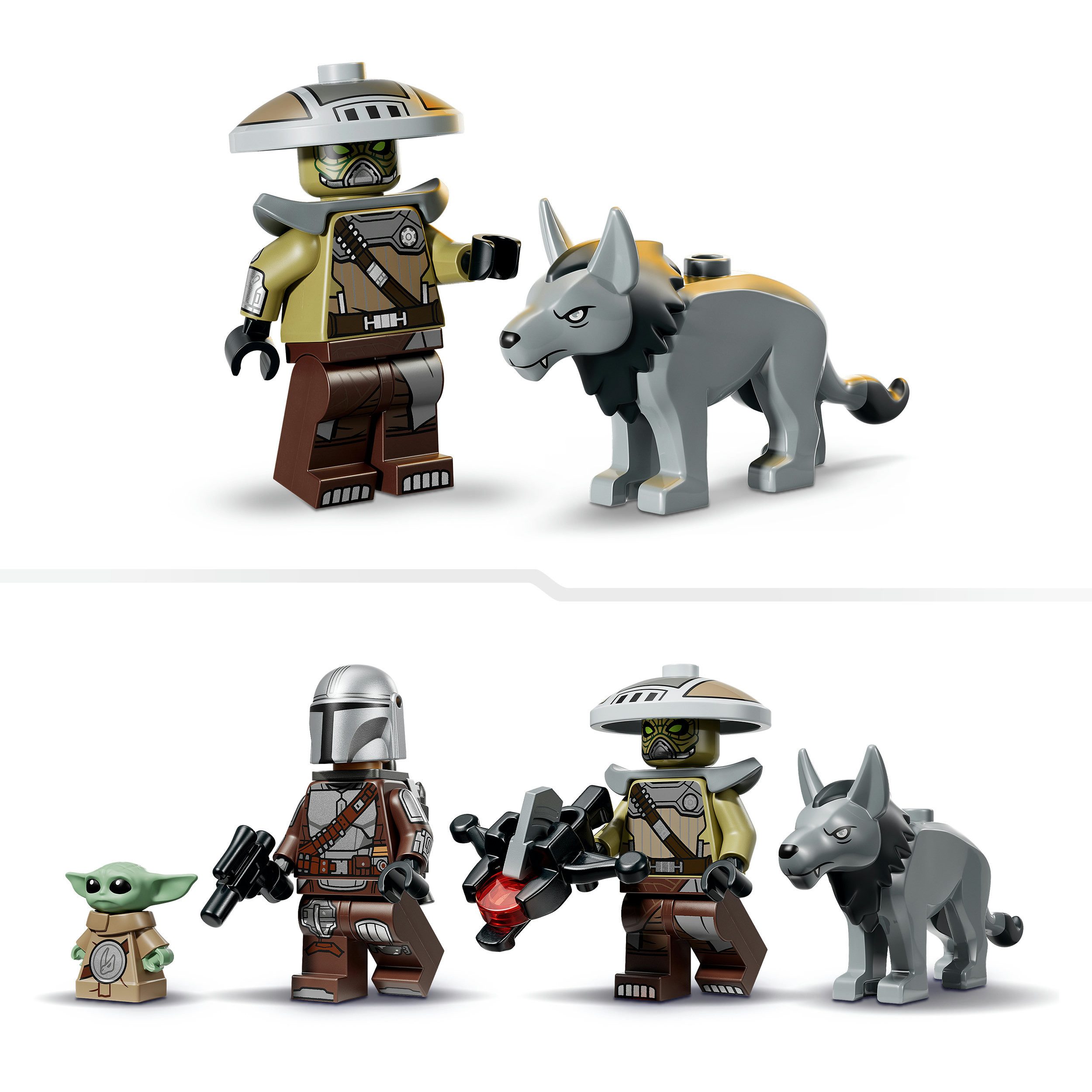 LEGO® Showdown mit dem Wächterdroiden am Huttenpalast (75451) Konstruktionsspielsteine, (415 St), LEGO Star Wars, Made in Europe – Bild 5 von 5