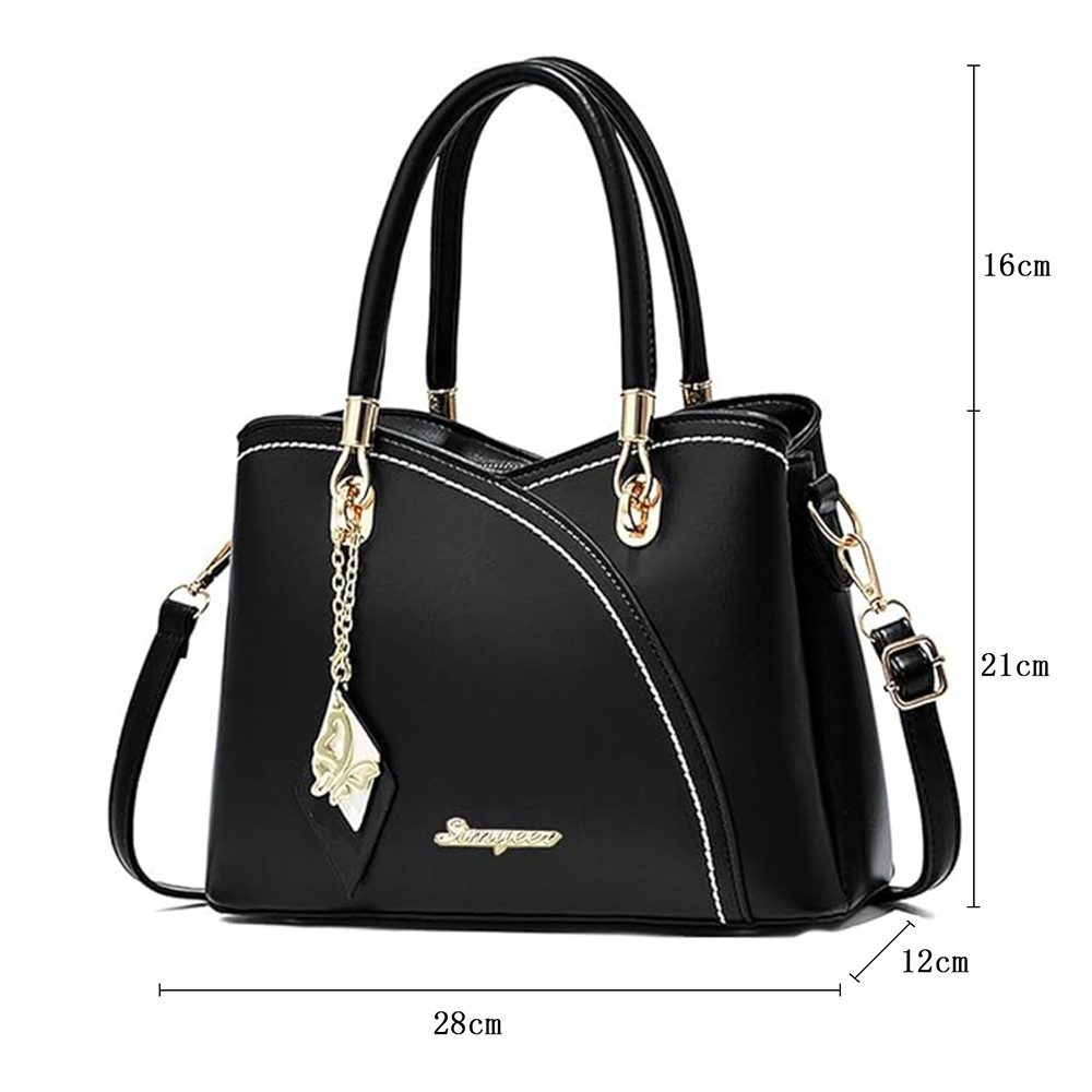 REDOM Henkeltasche Tragetasche Umhängetasche Aktentasche Freizeittasche (Ar günstig online kaufen