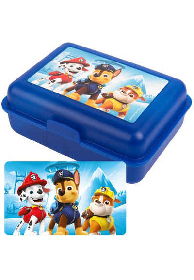 United Labels® Lunchbox Paw Patrol Brotdose mit Trennwand - Paw Boy Blau, Kunststoff (PP)