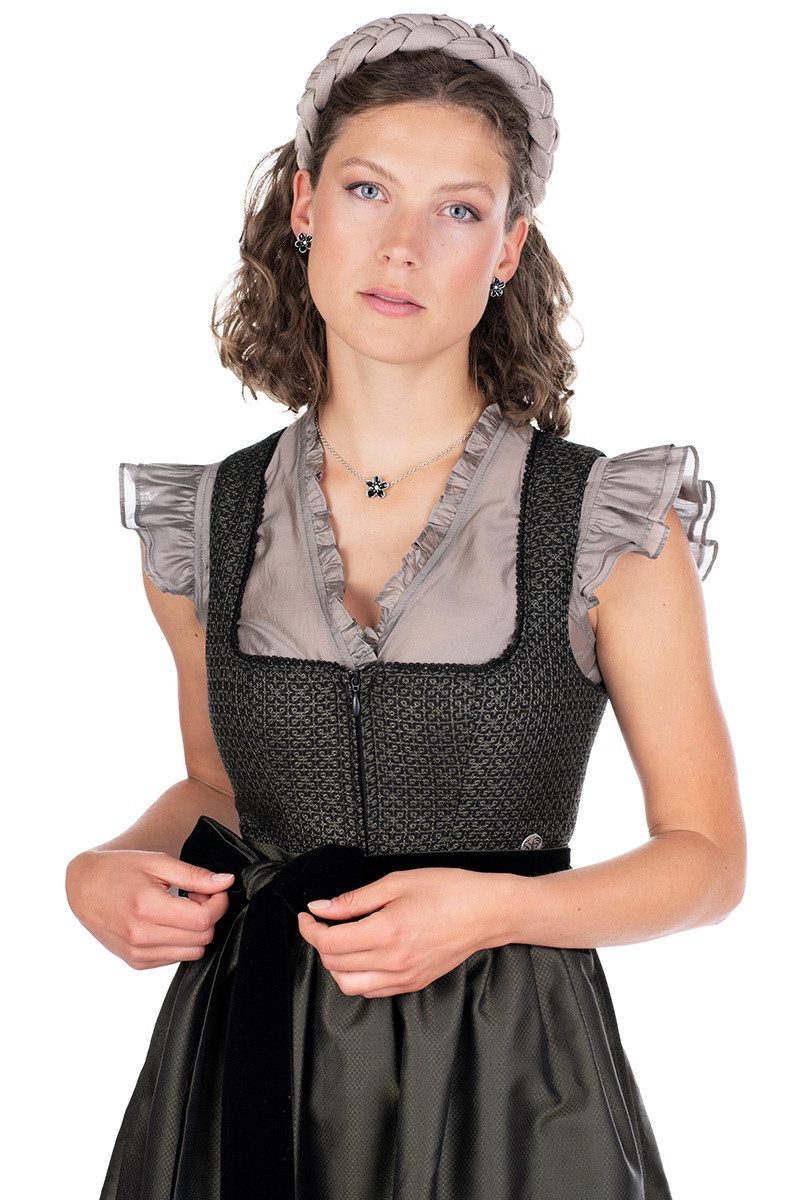 MarJo Dirndl Midi Dirndl 2tlg. - ELSENDORF - waldgrün/schwarz günstig online kaufen