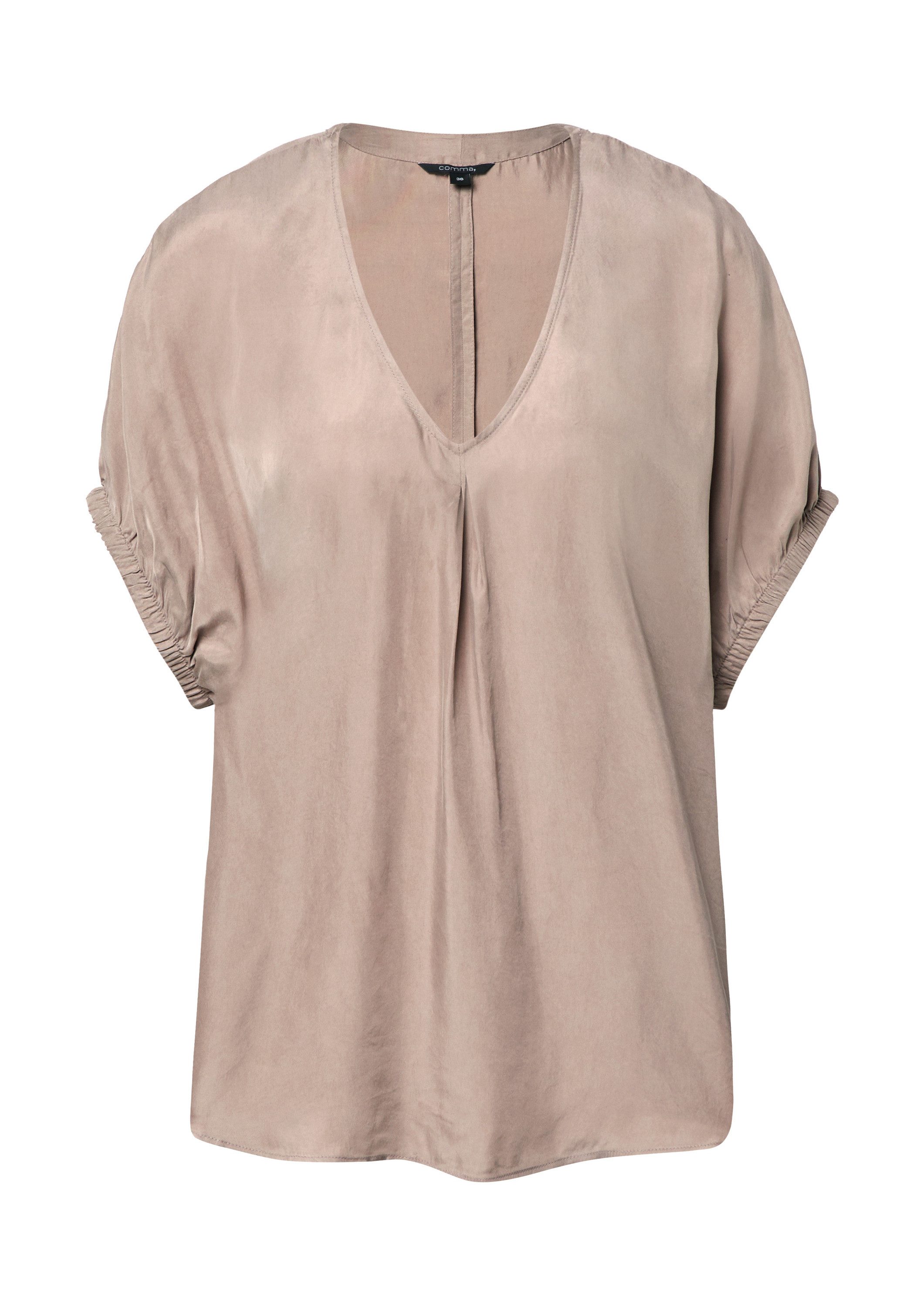 comma Kurzarmbluse Bluse Bluse im Relaxed günstig online kaufen