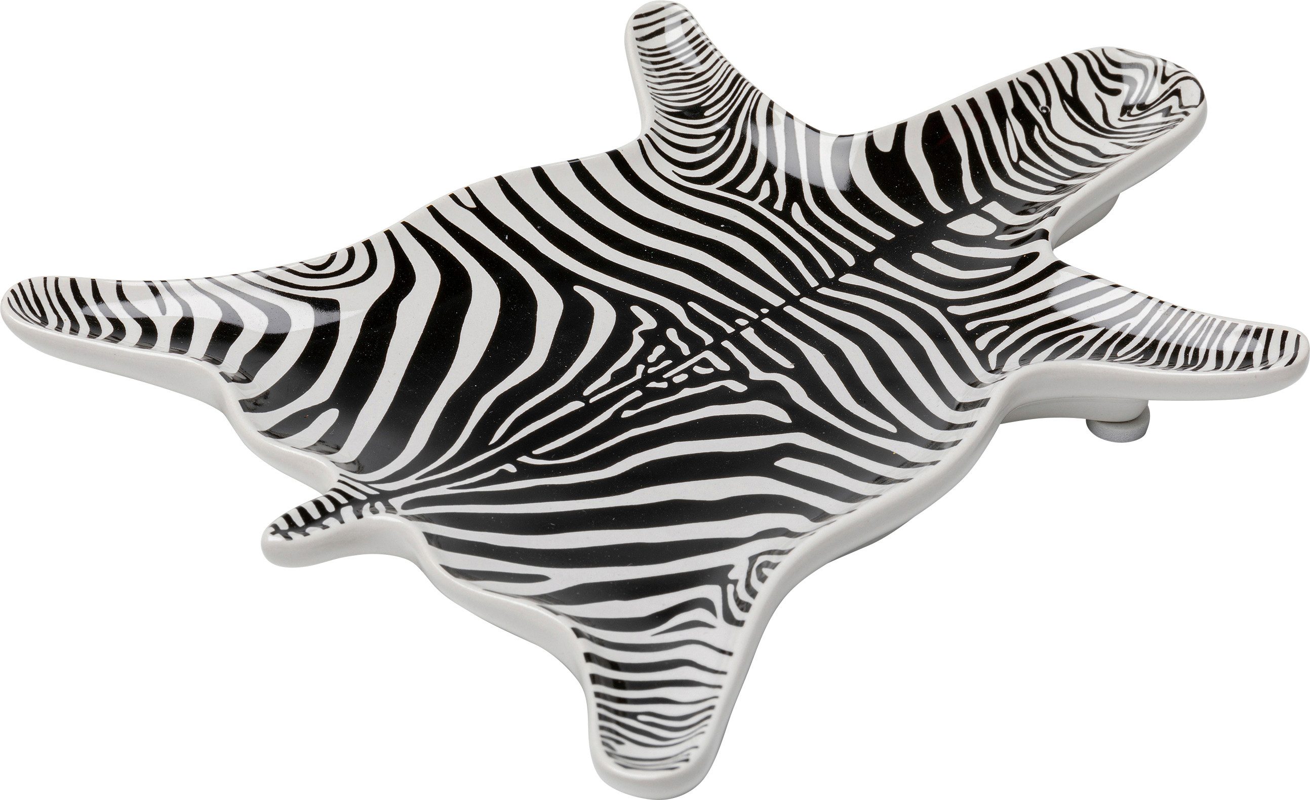 Dekoschale Deko Schale Zebra 21x15cm
