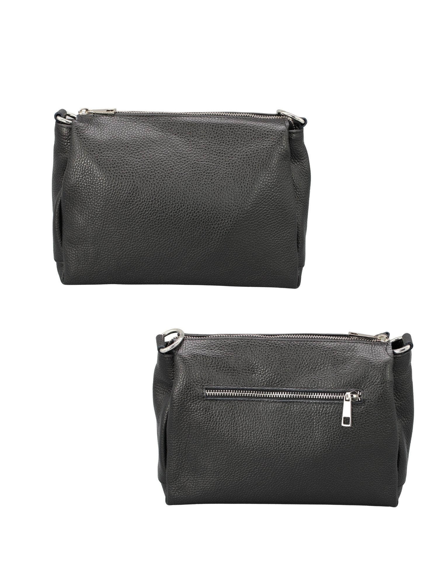 Adel Bags Schultertasche Echtleder Umhängetasche Sahra – Mittelgroß, viele Fächer, verstellbar, echtes Leder