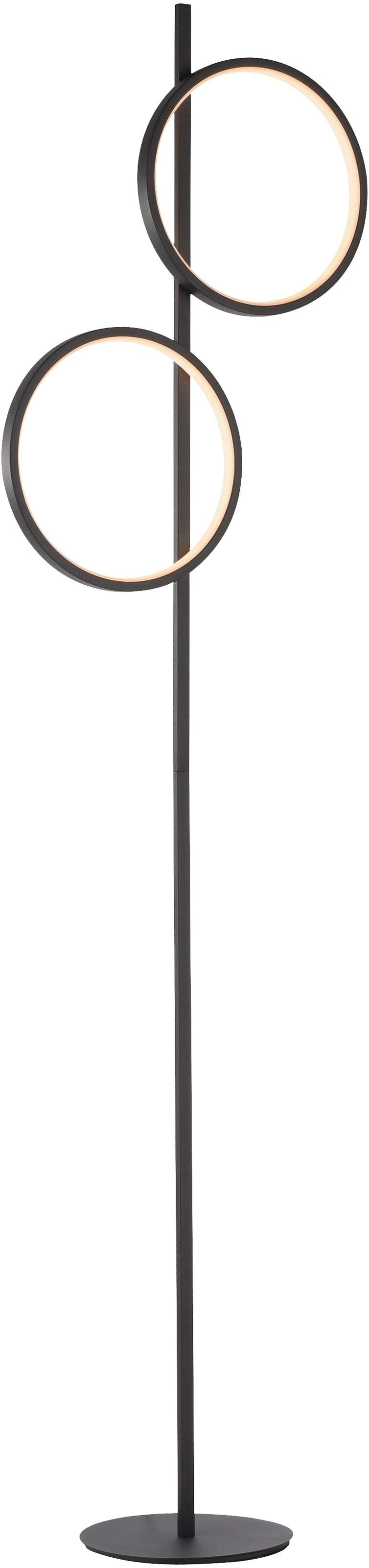 JUST LIGHT Stehlampe MINI RITUS, Ein-/Ausschalter, LED fest integriert, Warmweiß, LED, Schalter, Fußschalter