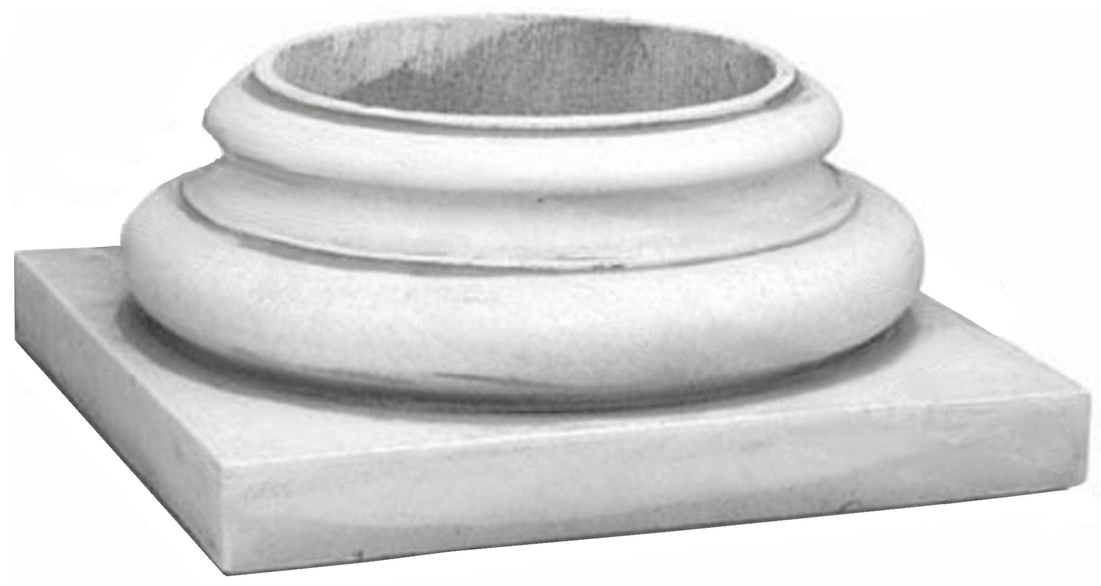 Dekosäule Neue antike römische Säulen-Deko aus Stein im Stil der Antike.
