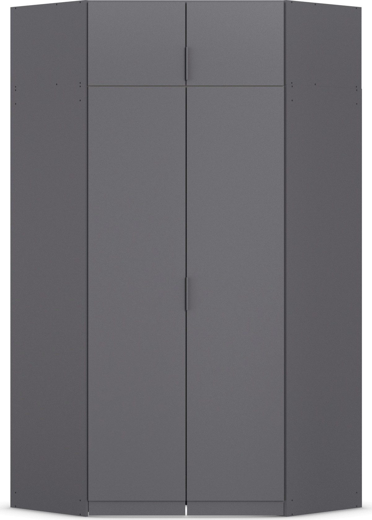 rauch Kleiderschrank Eckschrank Schrank Ankleidezimmer Schlafzimmer Garderobe LAGOA voll ausgestattet viel Stauraum, optional mit Aufsatz MADE IN GERMANY