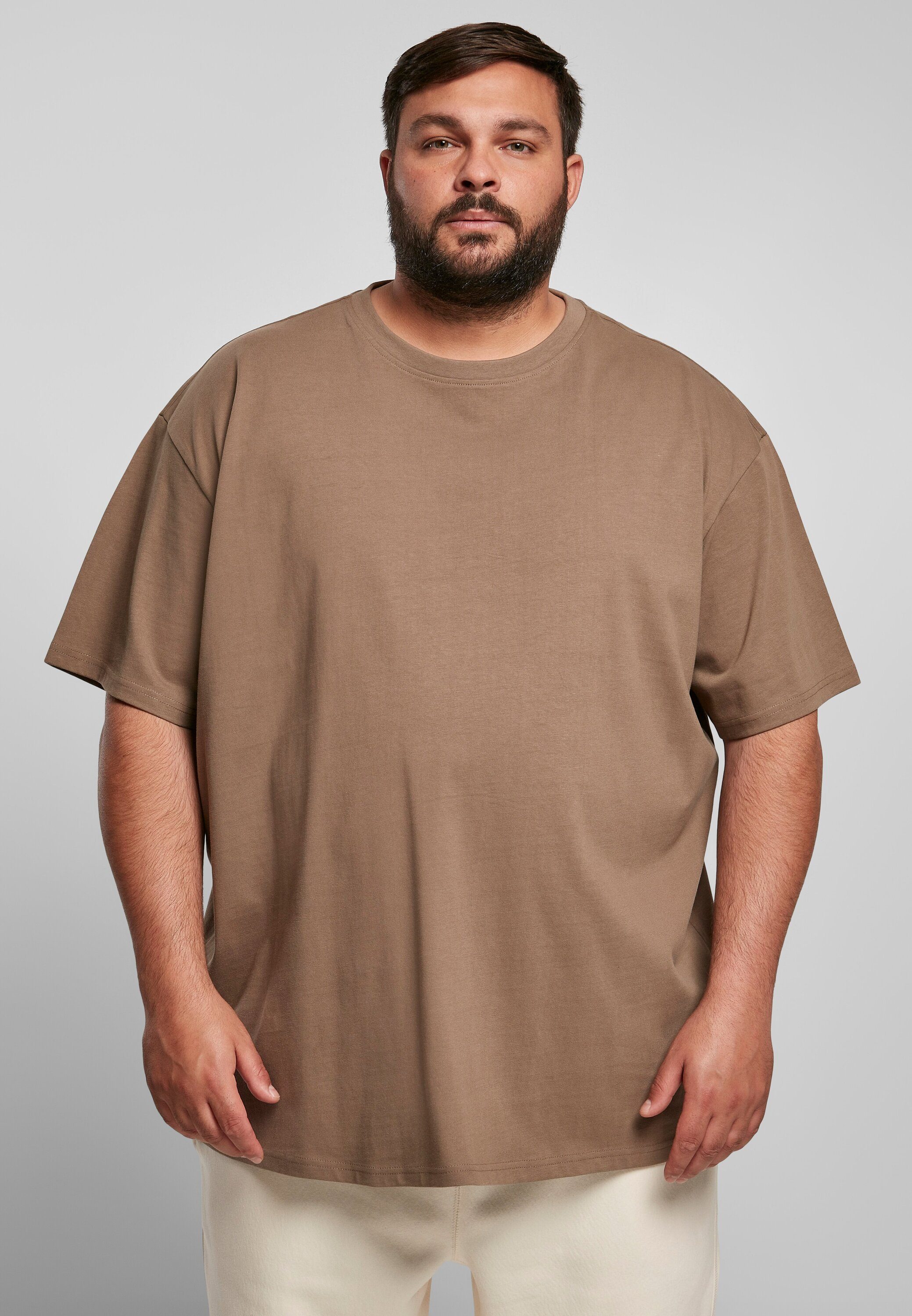 Herren Oversized (1-tlg) URBAN Tee darkkhaki Heavy CLASSICS T-Shirt